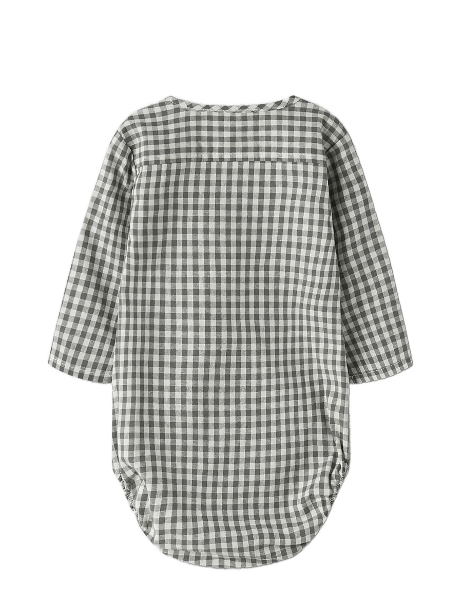 Lil'Atelier - NBMROANNE LS BODY SHIRT LIL - pikkade varrukatega bodid - mulled basil - 1