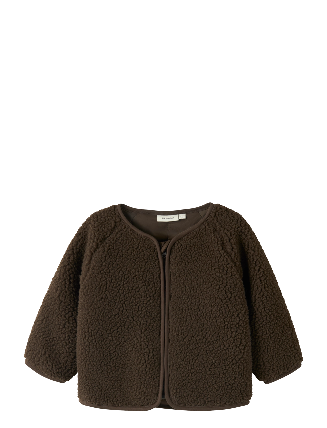 Lil'Atelier NBNNALO BIA LOOSE SHERPA JACKET LIL - New Arrivals - DARK EARTH / brown