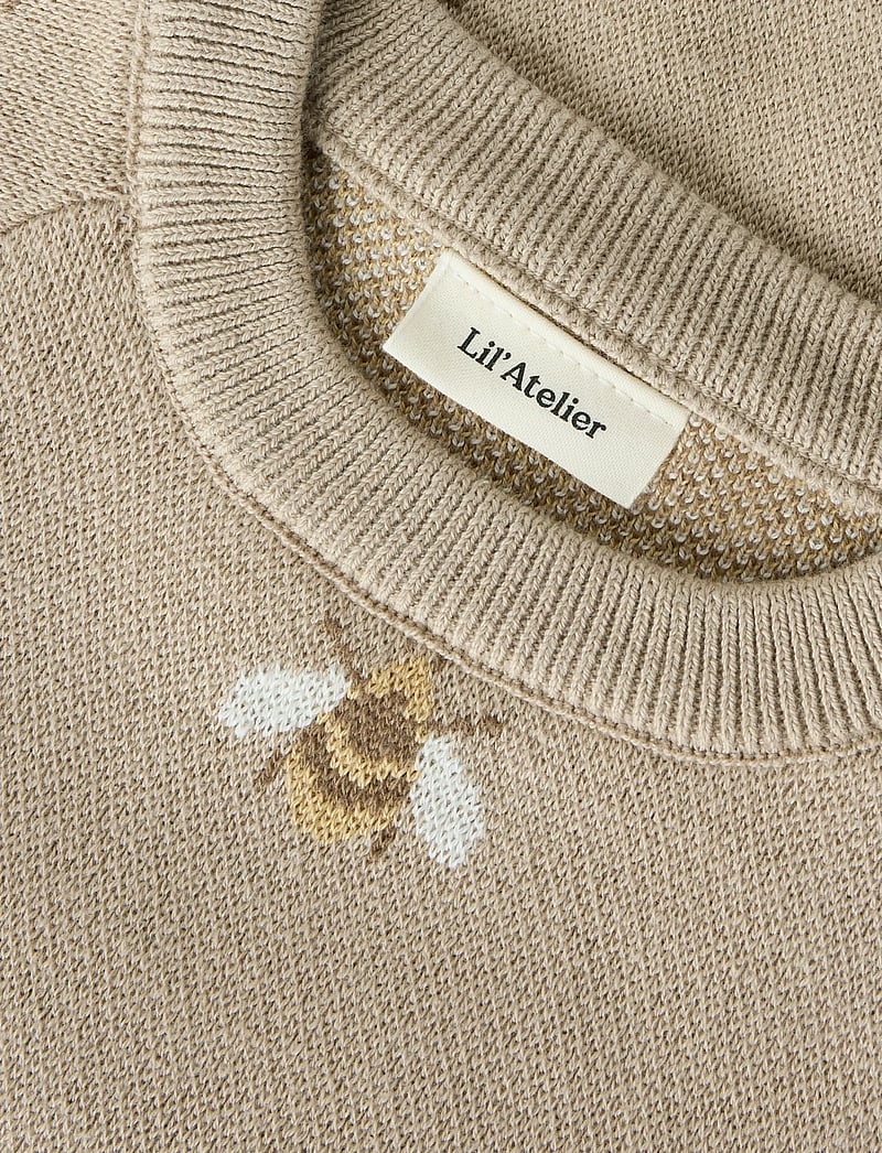 Lil'Atelier - NMNLAMOE LS KNIT LIL - pullover - oxford tan - 2