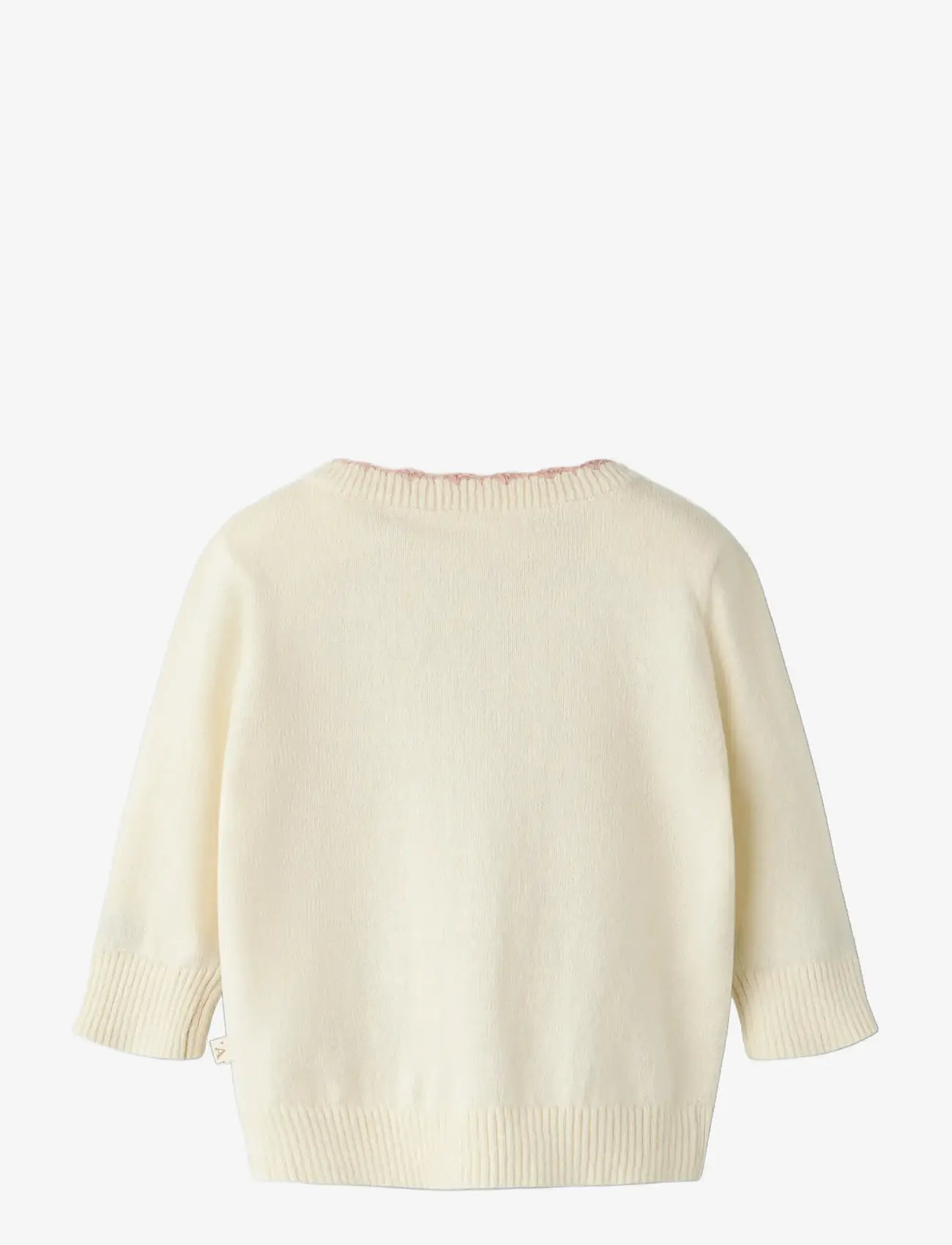 Lil'Atelier - NBFSARAN HIR LS KNIT CARD LIL - cardigans - turtledove - 1