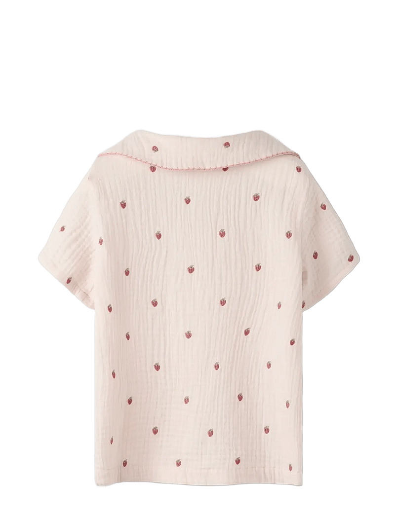 Lil'Atelier - NMFKAMMA SS LOOSE SHIRT LIL - kortærmede skjorter - morganite - 1