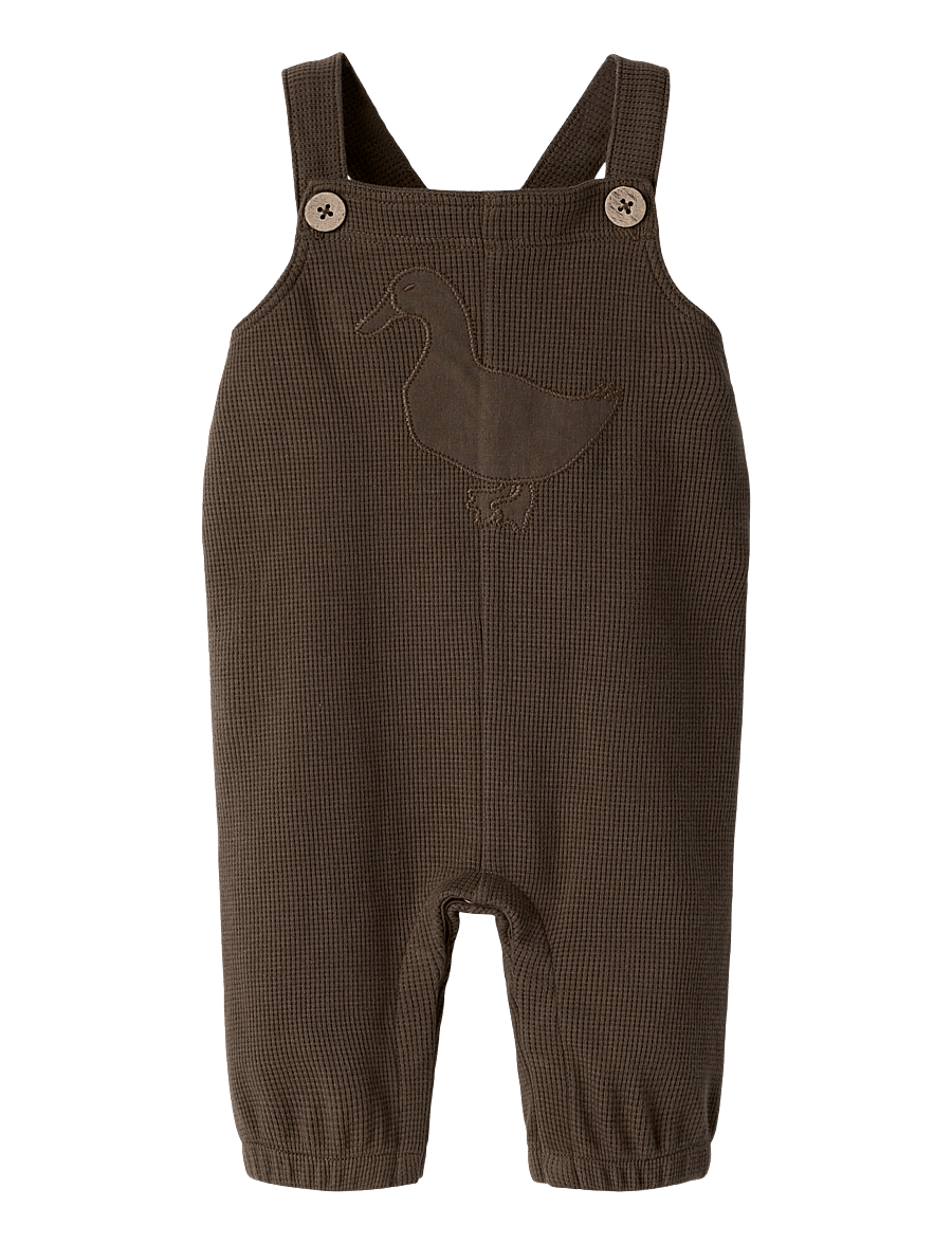 Lil'Atelier - NBMNAFFEL LOOSE SWEAT OVERALL LIL - jumpsuits - teak - 0