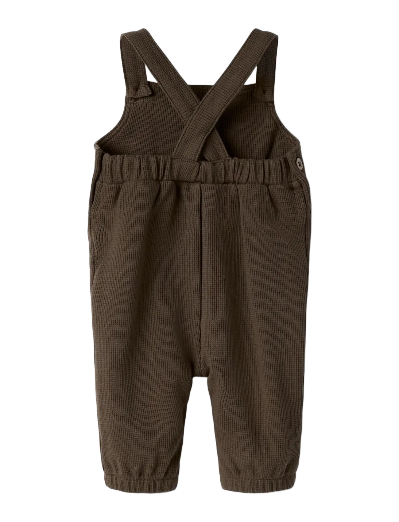 Lil'Atelier - NBMNAFFEL LOOSE SWEAT OVERALL LIL - jumpsuits - teak - 1
