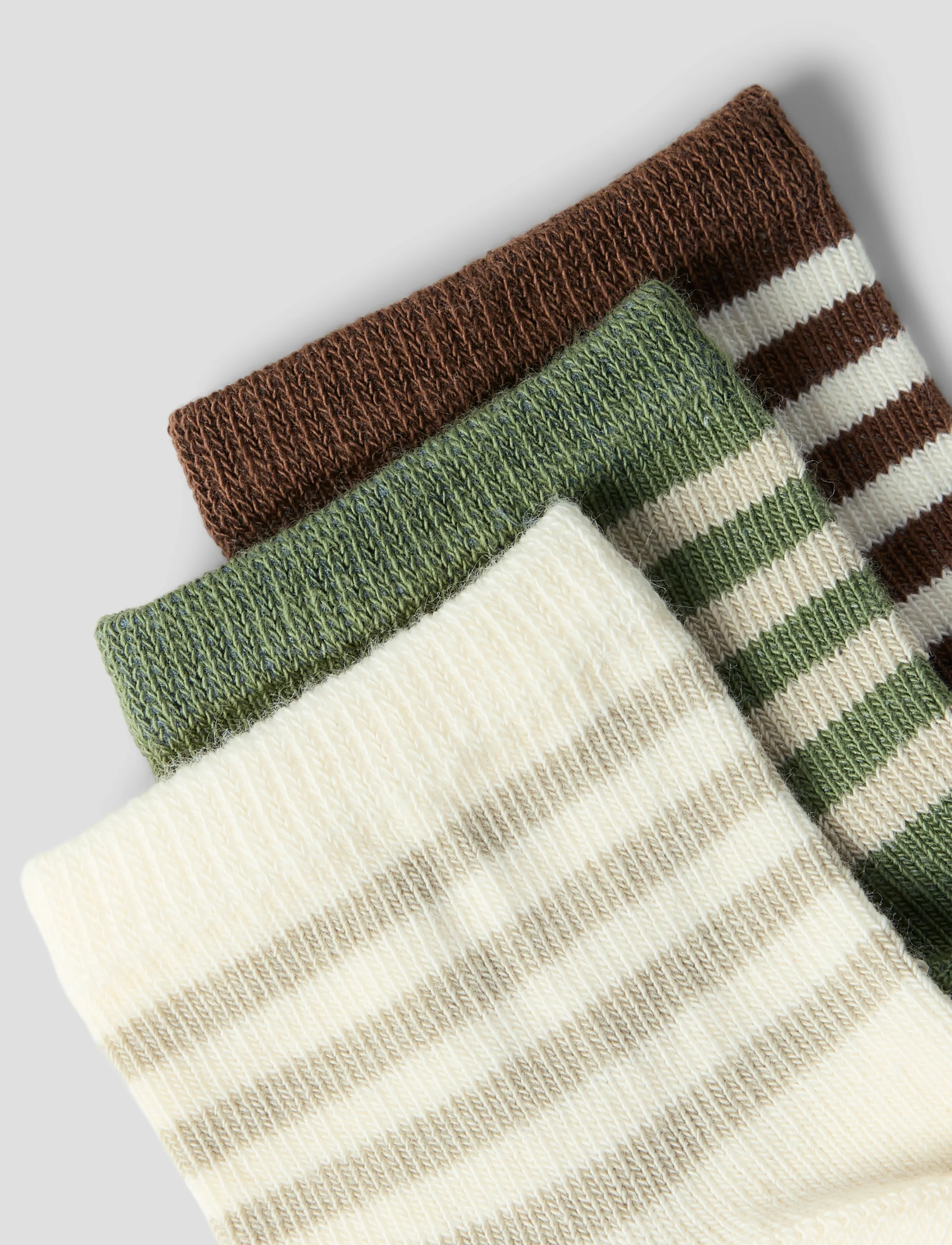 Lil'Atelier - NBMROSSA DIR 3 PACK SOCK LIL - baby-socken - turtledove - 3