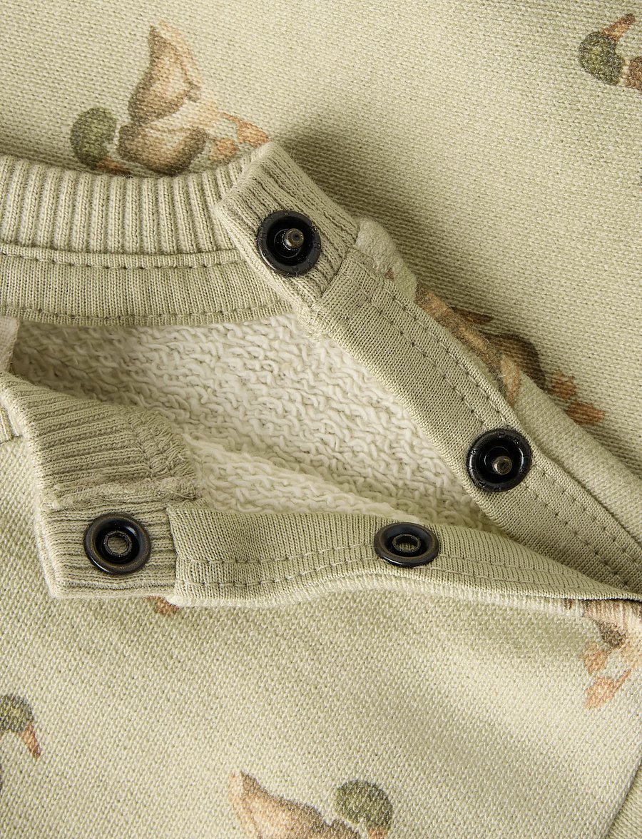 Lil'Atelier - NBMJOBO AIN LS LOOSE SWEAT LIL - sweatshirts - moss gray - 2
