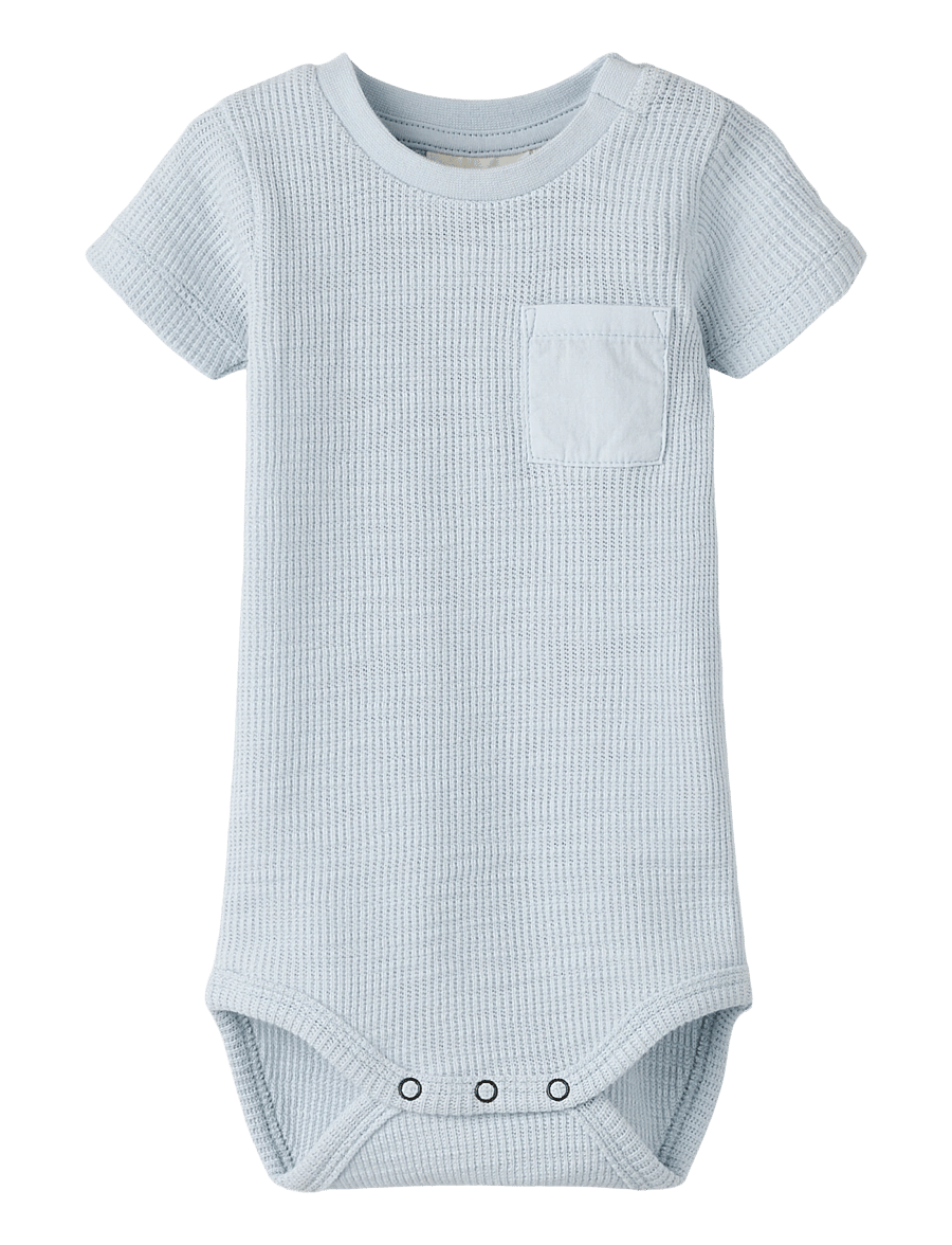 Lil'Atelier - NBMHONJO SS SLIM BODY LIL - kurzärmelige bodys - plein air - 0