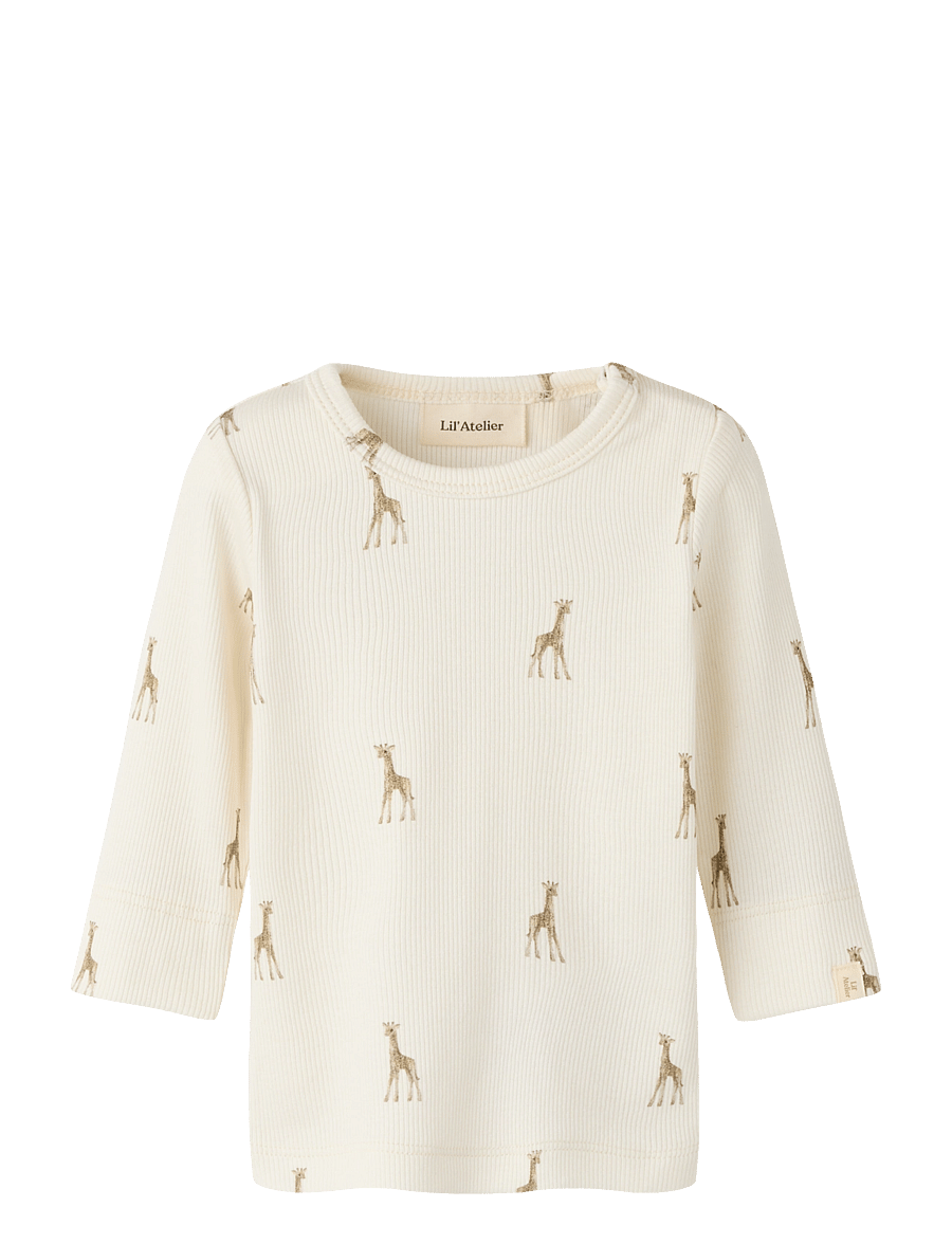 Lil'Atelier - NBNGAVO EMO LS SLIM TOP LIL - turtledove - 0