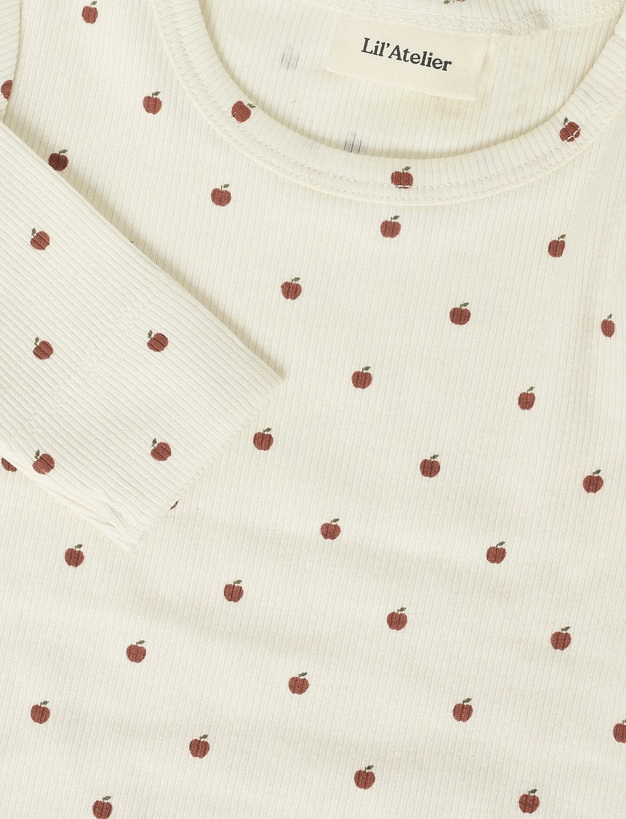 Lil'Atelier - NBNGAGO KIM LS SLIM TOP LIL - langärmelig - turtledove - 2
