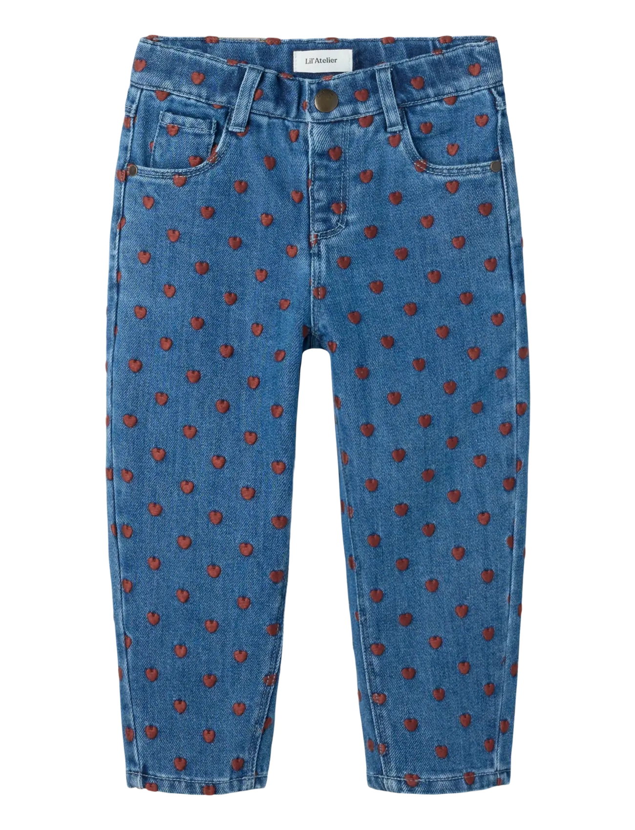 Lil'Atelier NMFLIVA LOOSE JEANS 2001-SE LIL - Jeans - DARK BLUE DENIM / blue