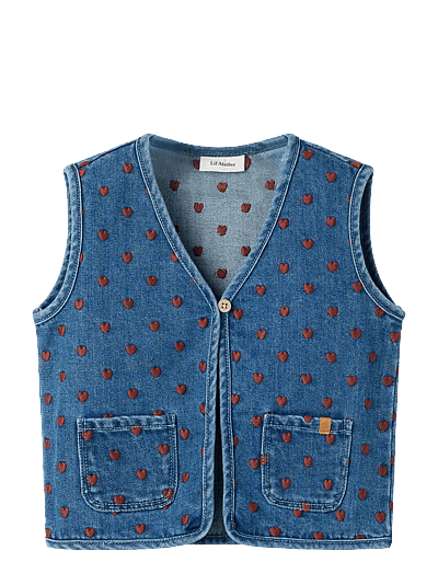 Nmfliva Loose Dnm Vest 2001-Se Lil - Veste