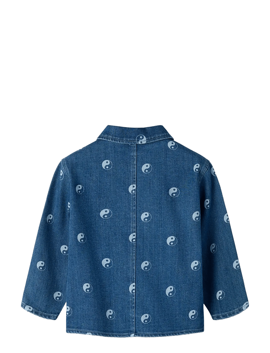 Lil'Atelier - NMMLIVO LS LOOSE DNM SHIRT 2001-SE LIL - dark blue denim - 1