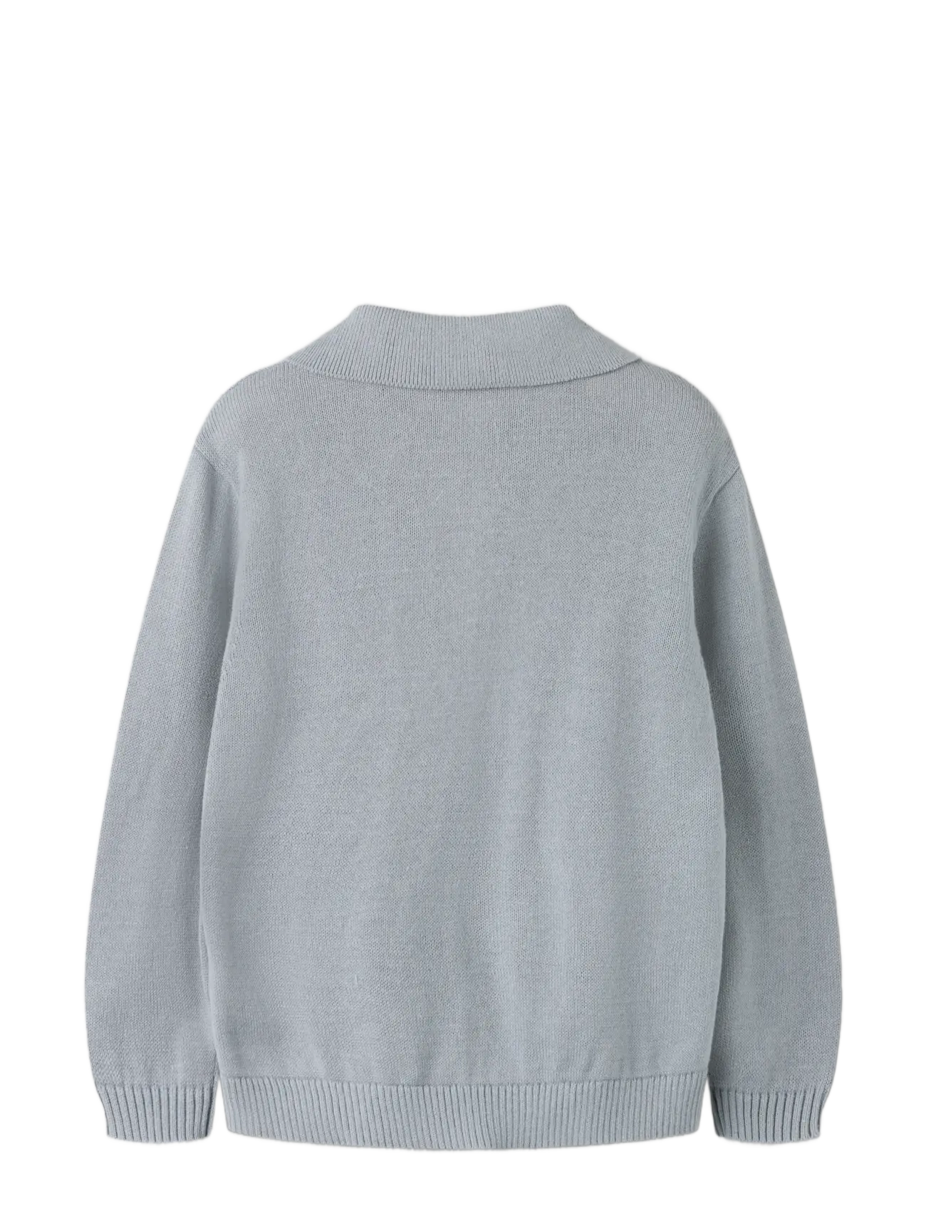 Lil'Atelier - NMMHITOS LOOSE LS POLO KNIT LIL - langærmede poloer - sleet - 1
