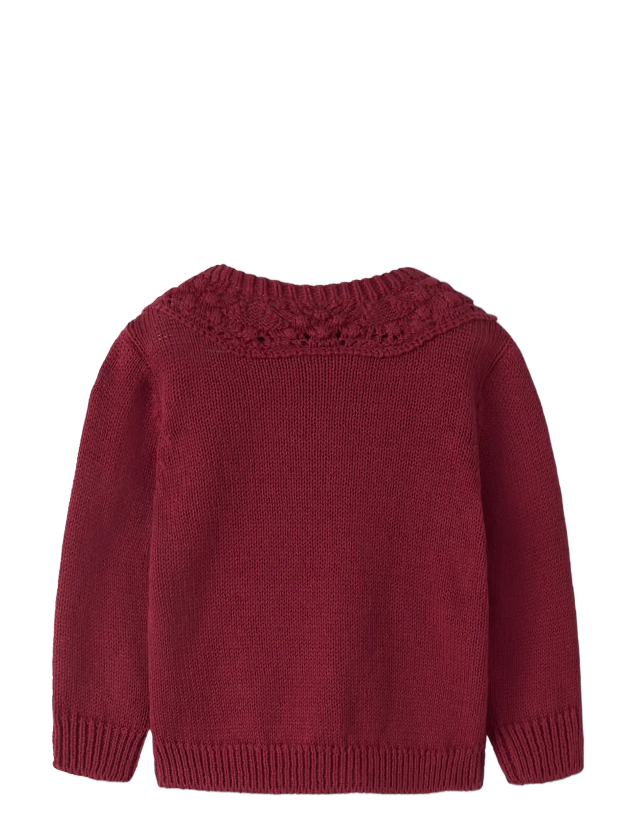 Lil'Atelier - NBFREVA LS LOOSE KNIT LIL - biking red - 1