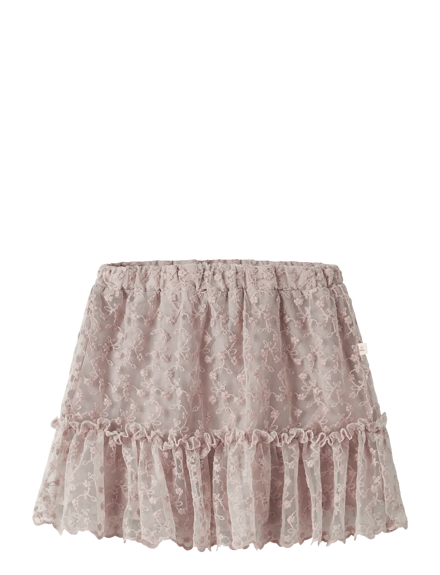Lil'Atelier - NMFRULA SKIRT LIL - tylnederdel - bark - 0
