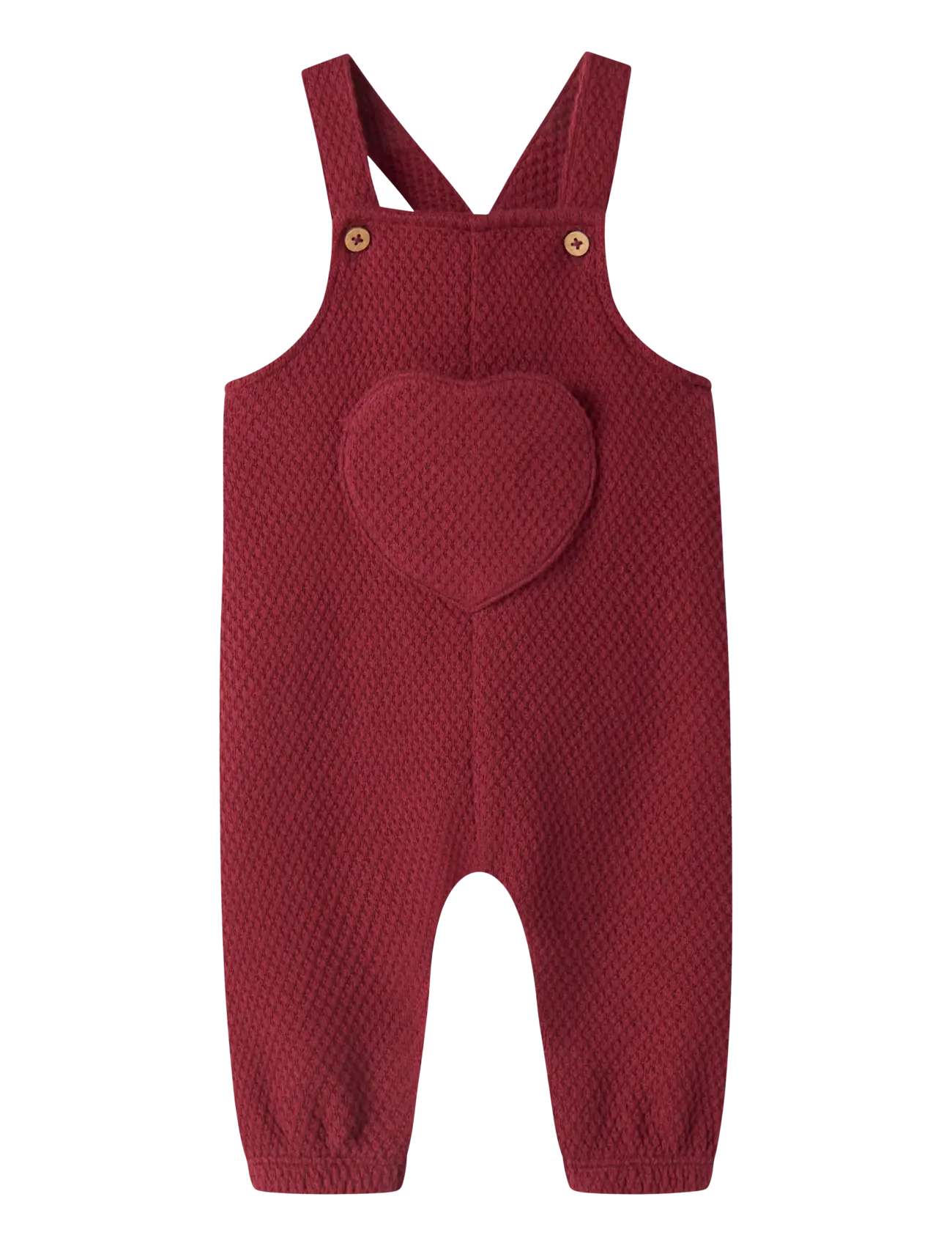 Lil'Atelier NBFNOELLA NIK LOOSE SWEAT OVERALL LIL - Jumpsuits - BIKING RED / burgundy