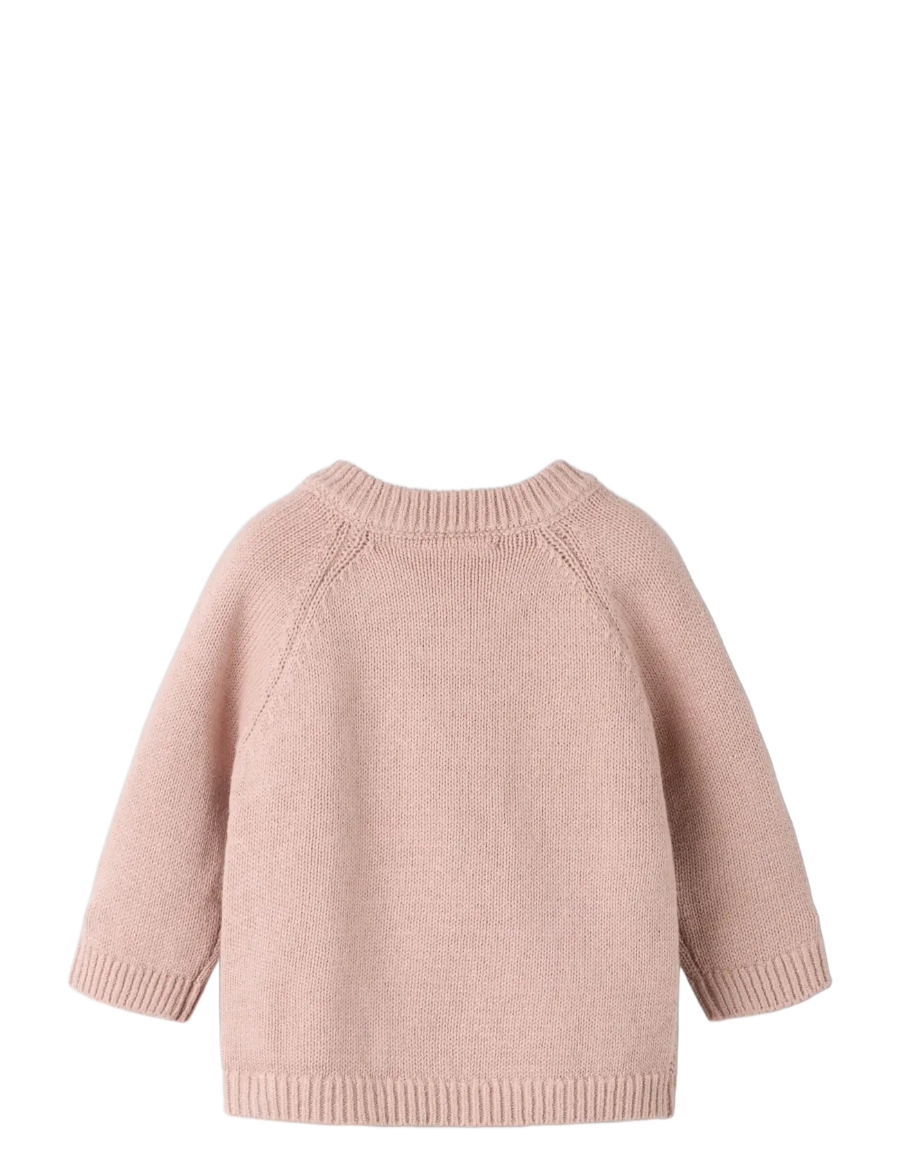 Lil'Atelier - NBNLAGUNA LS WRAP KNIT LIL - cardigans - adobe rose - 1