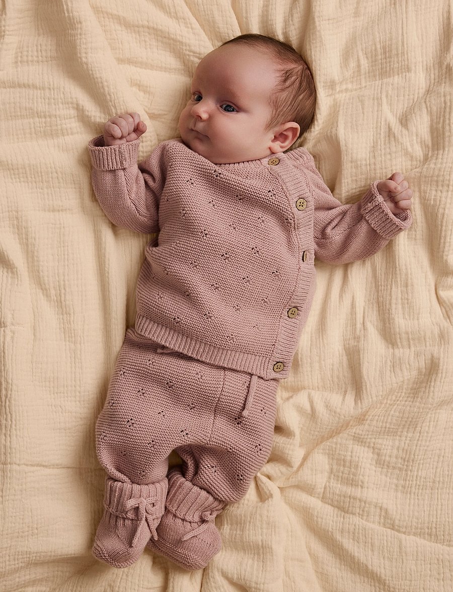 Lil'Atelier - NBNLAGUNA LS WRAP KNIT LIL - cardigans - adobe rose - 2