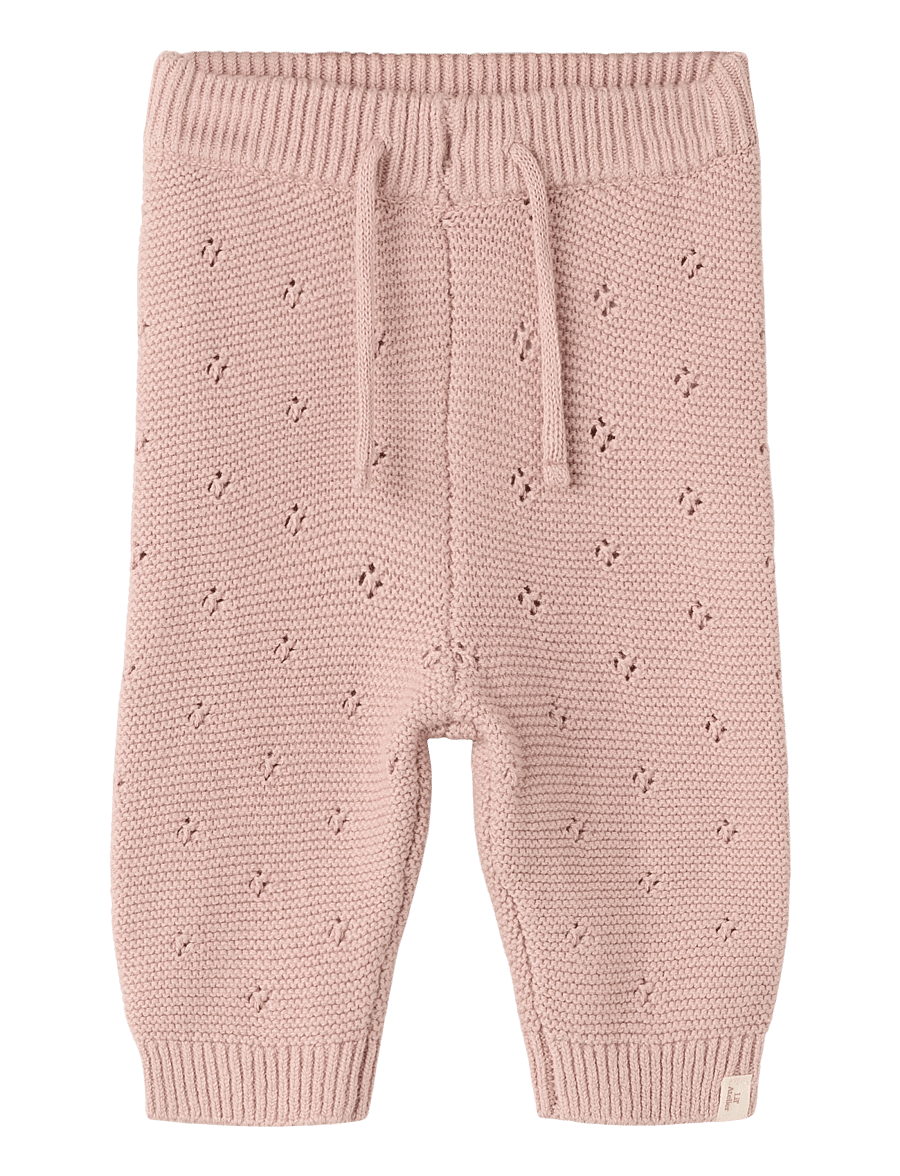 Lil'Atelier - NBNLAGUNA KNIT PANT LIL - babyhosen - adobe rose - 0