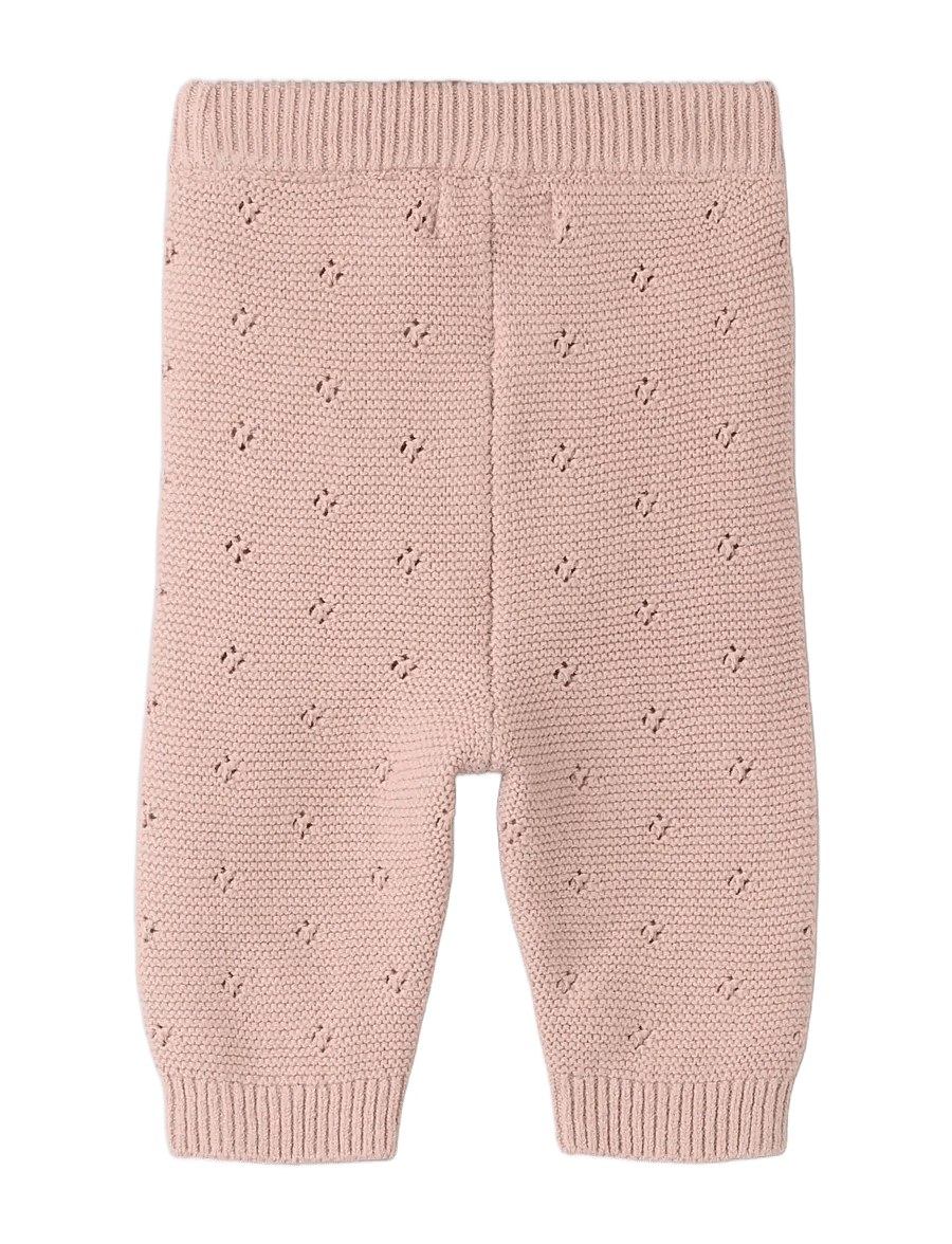 Lil'Atelier - NBNLAGUNA KNIT PANT LIL - babyhosen - adobe rose - 1