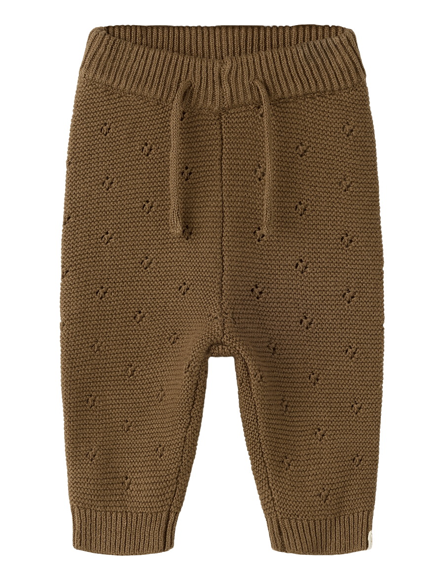 Lil'Atelier - NBNLAGUNA KNIT PANT LIL - babyhosen - teak - 0
