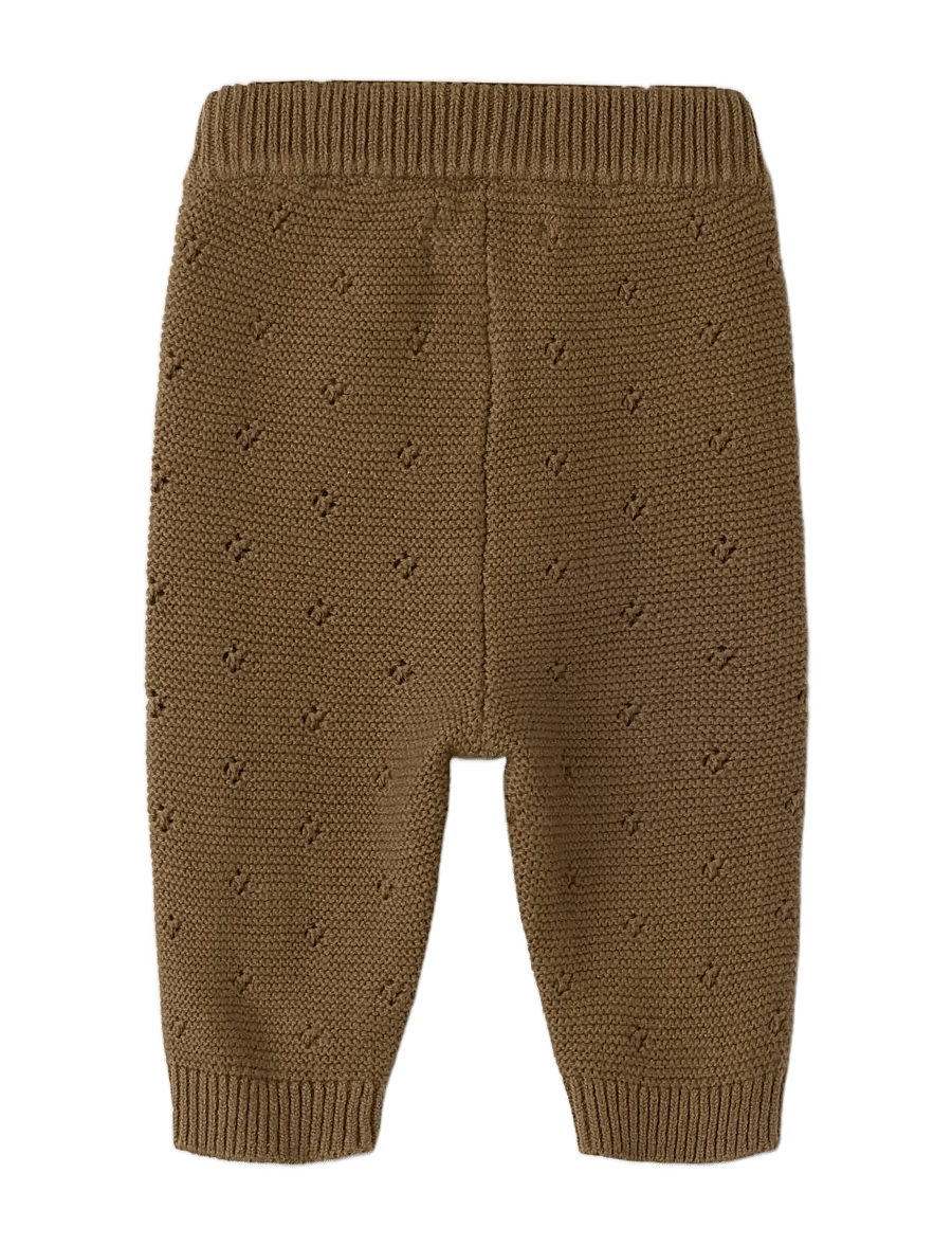 Lil'Atelier - NBNLAGUNA KNIT PANT LIL - babyhosen - teak - 1