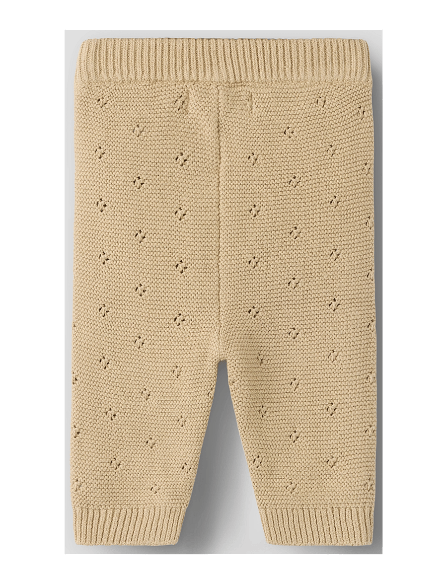 Lil'Atelier - NBNLAGUNA KNIT PANT LIL - babyhosen - white pepper - 1