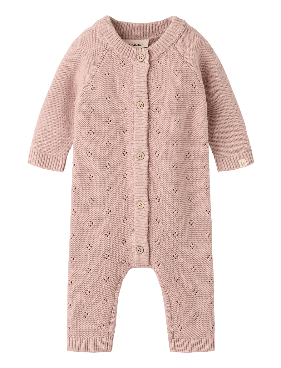 Lil'Atelier - NBNLAGUNA LS KNIT SUIT LIL - langärmelig - adobe rose - 0