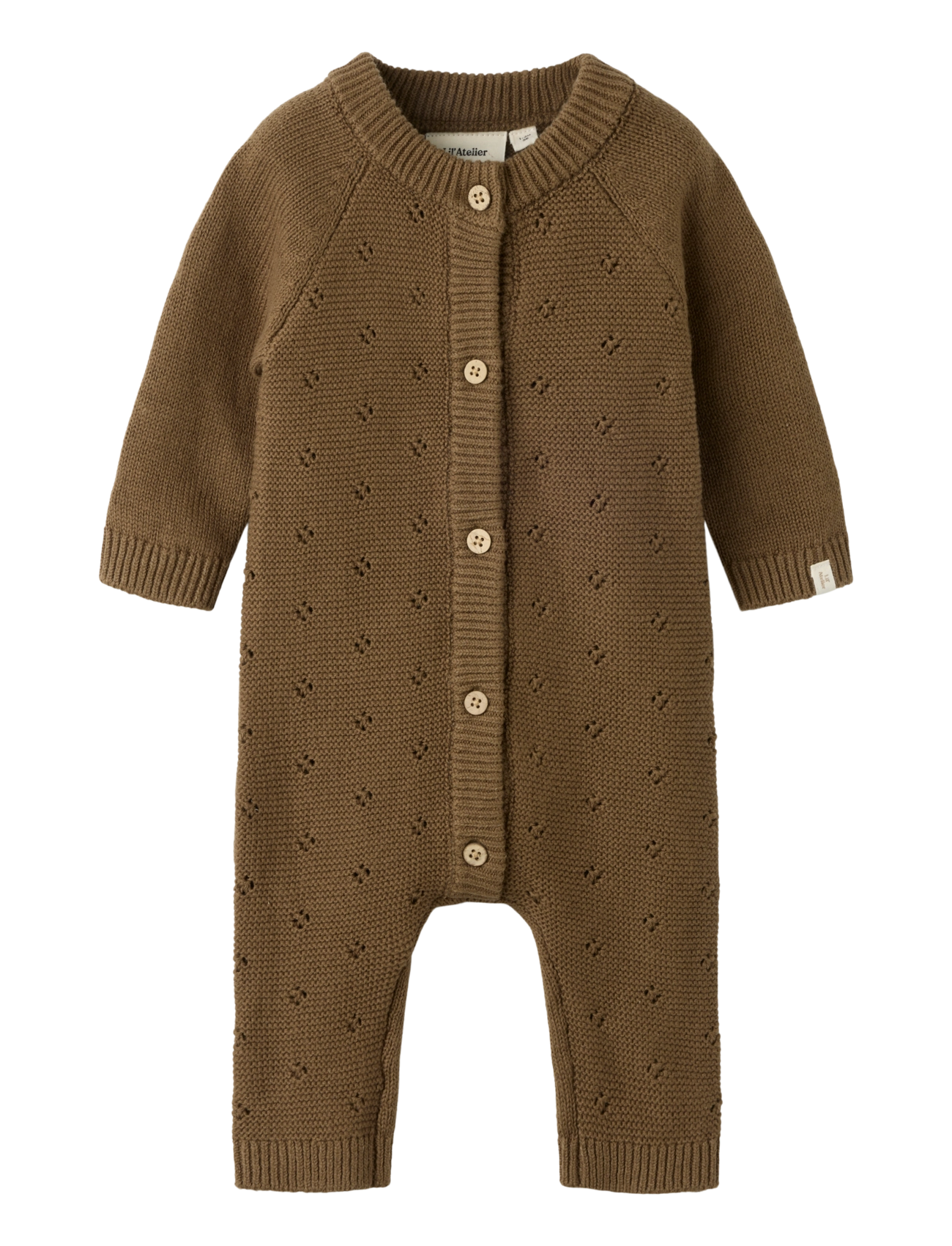 Lil'Atelier NBNLAGUNA LS KNIT SUIT LIL - Kleidung - TEAK / brown