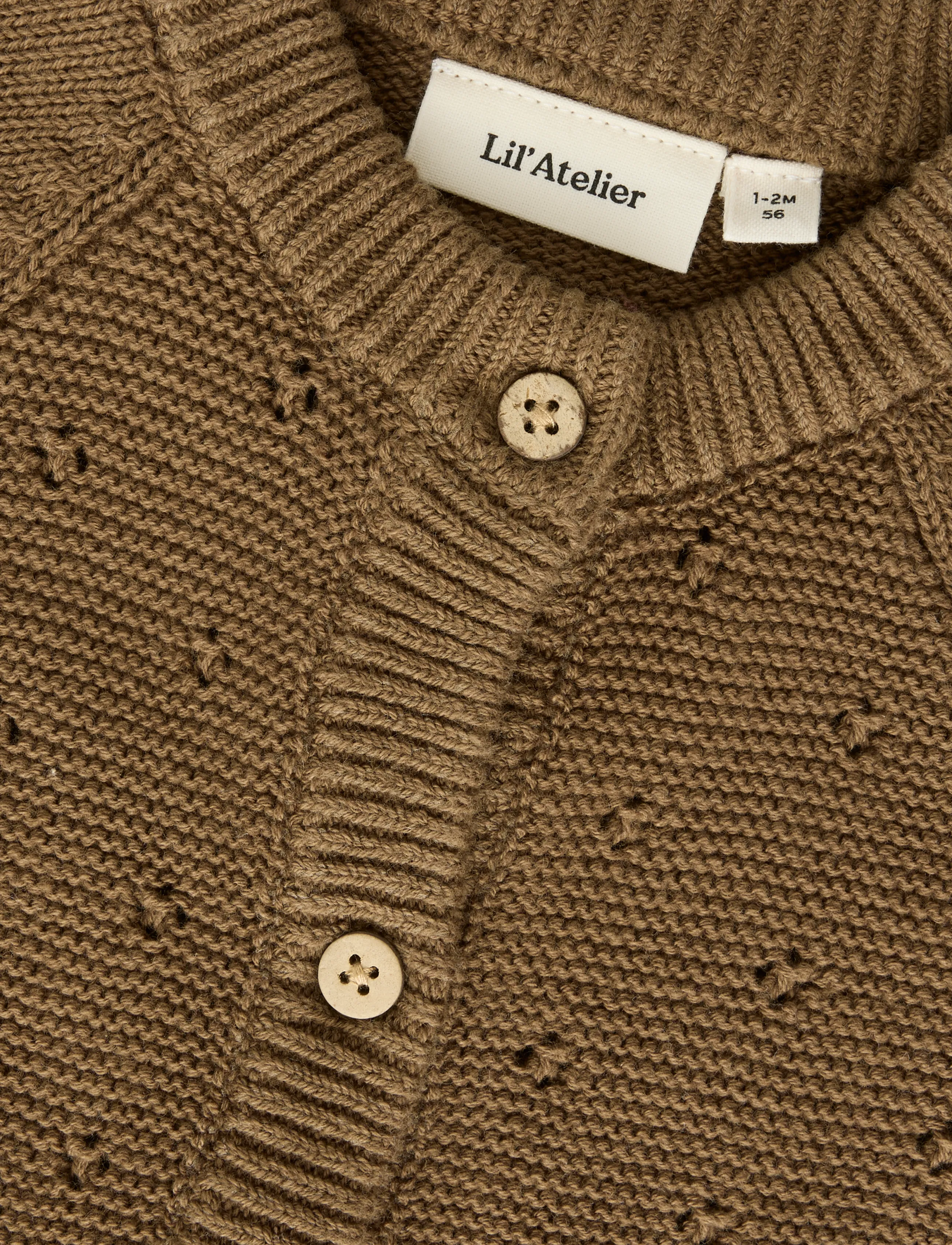 Lil'Atelier - NBNLAGUNA LS KNIT SUIT LIL - langärmelig - teak - 4