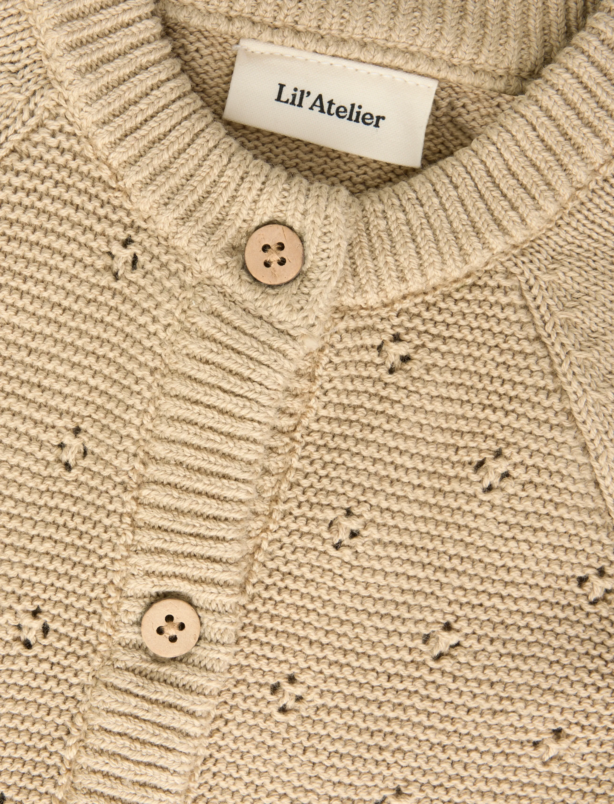 Lil'Atelier - NBNLAGUNA LS KNIT SUIT LIL - langärmelig - white pepper - 2