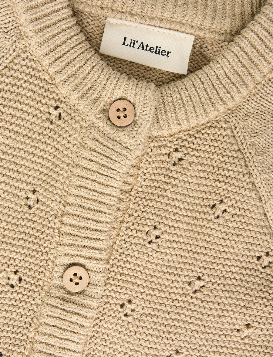 Lil'Atelier - NBNLAGUNA LS KNIT SUIT LIL - langärmelig - white pepper - 2