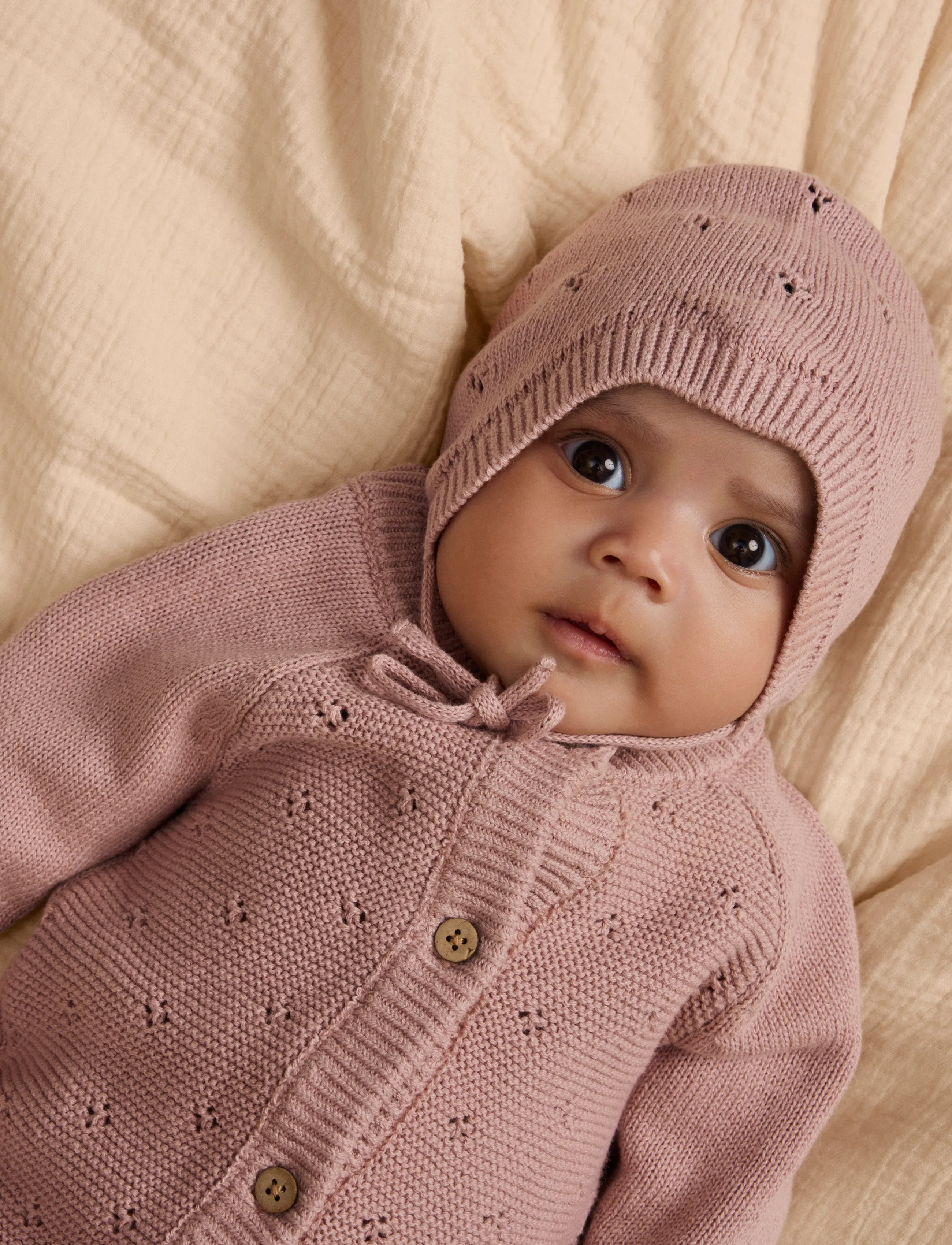 Lil'Atelier - NBNLAGUNA KNIT HAT LIL - babymützen - adobe rose - 2