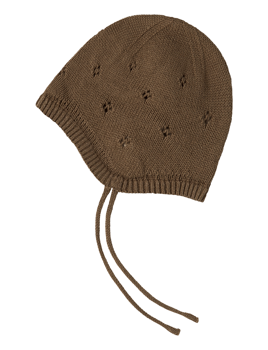 Lil'Atelier - NBNLAGUNA KNIT HAT LIL - babymützen - teak - 0