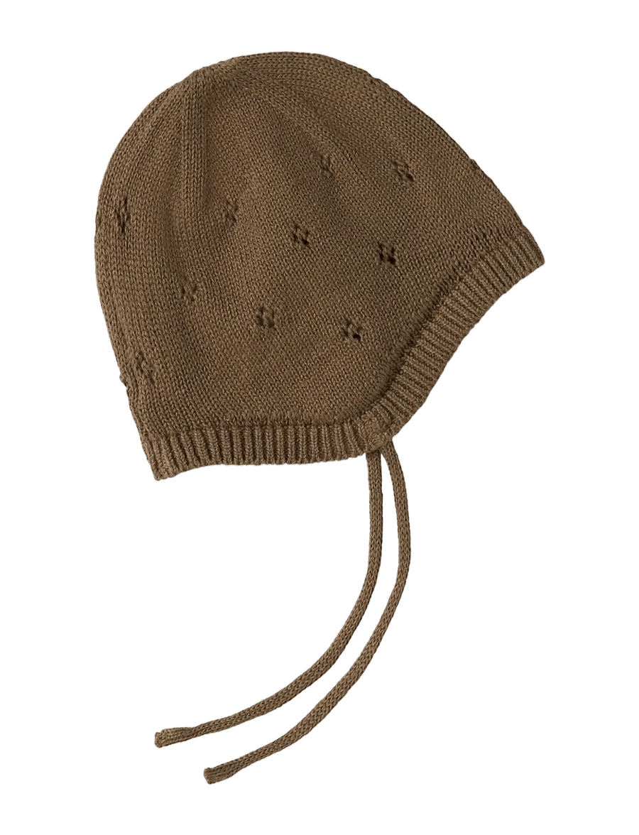 Lil'Atelier - NBNLAGUNA KNIT HAT LIL - babymützen - teak - 1