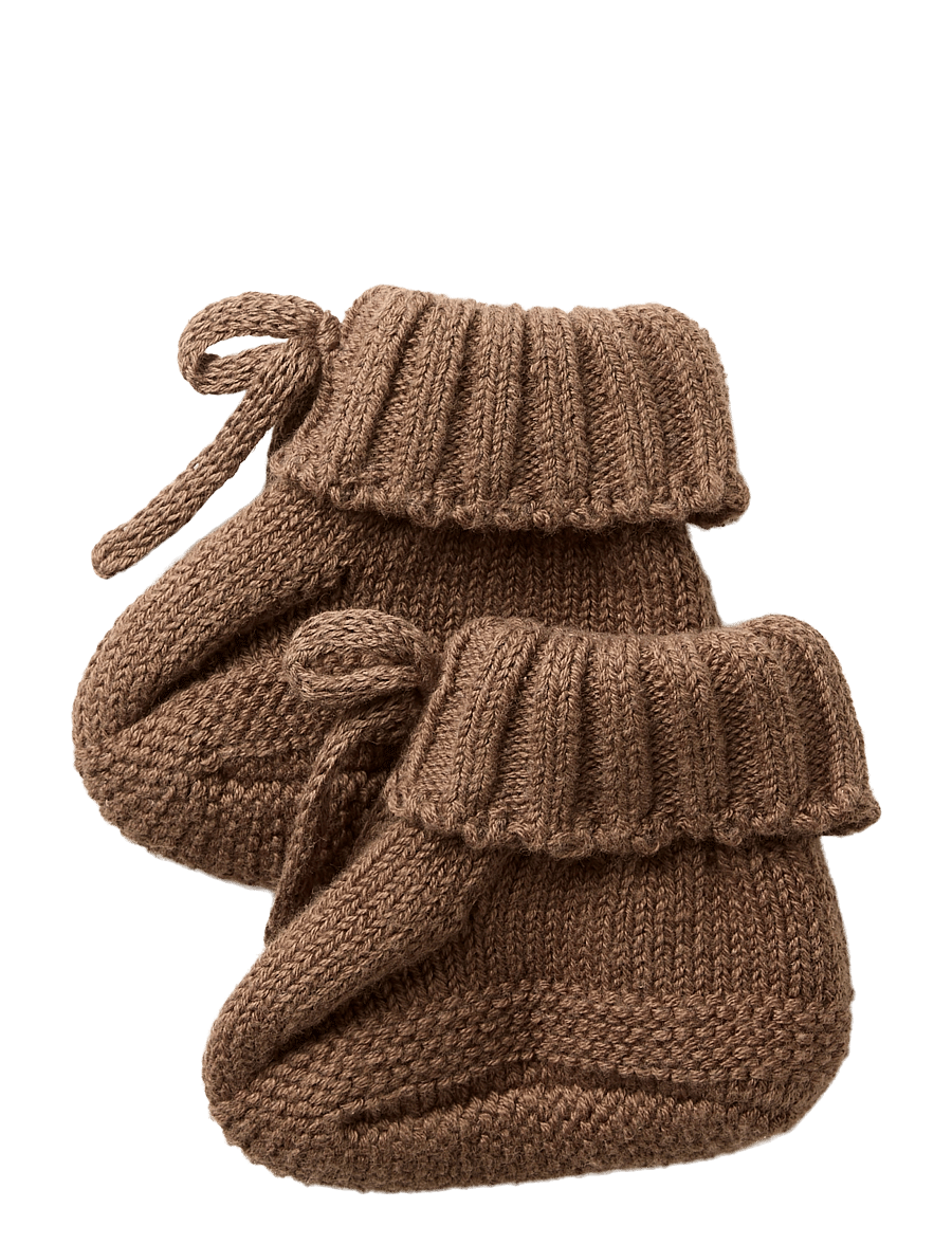 Lil'Atelier - NBNLAGUNA KNIT SLIPPERS LIL - baby-schuhe - teak - 0