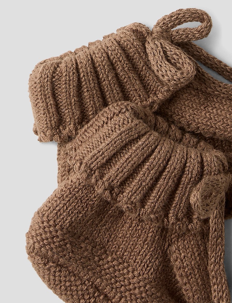 Lil'Atelier - NBNLAGUNA KNIT SLIPPERS LIL - baby-schuhe - teak - 2