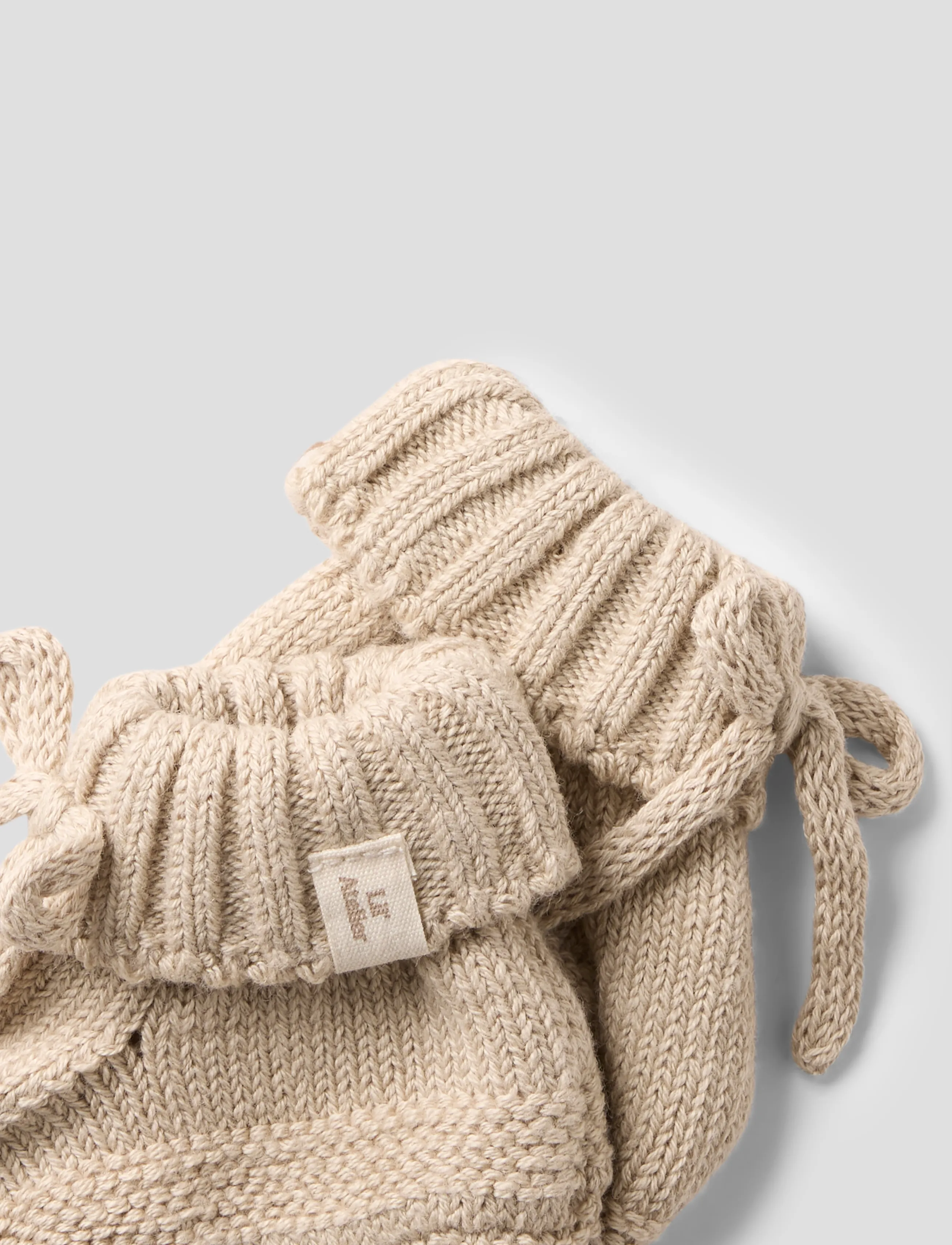 Lil'Atelier - NBNLAGUNA KNIT SLIPPERS LIL - white pepper - 4