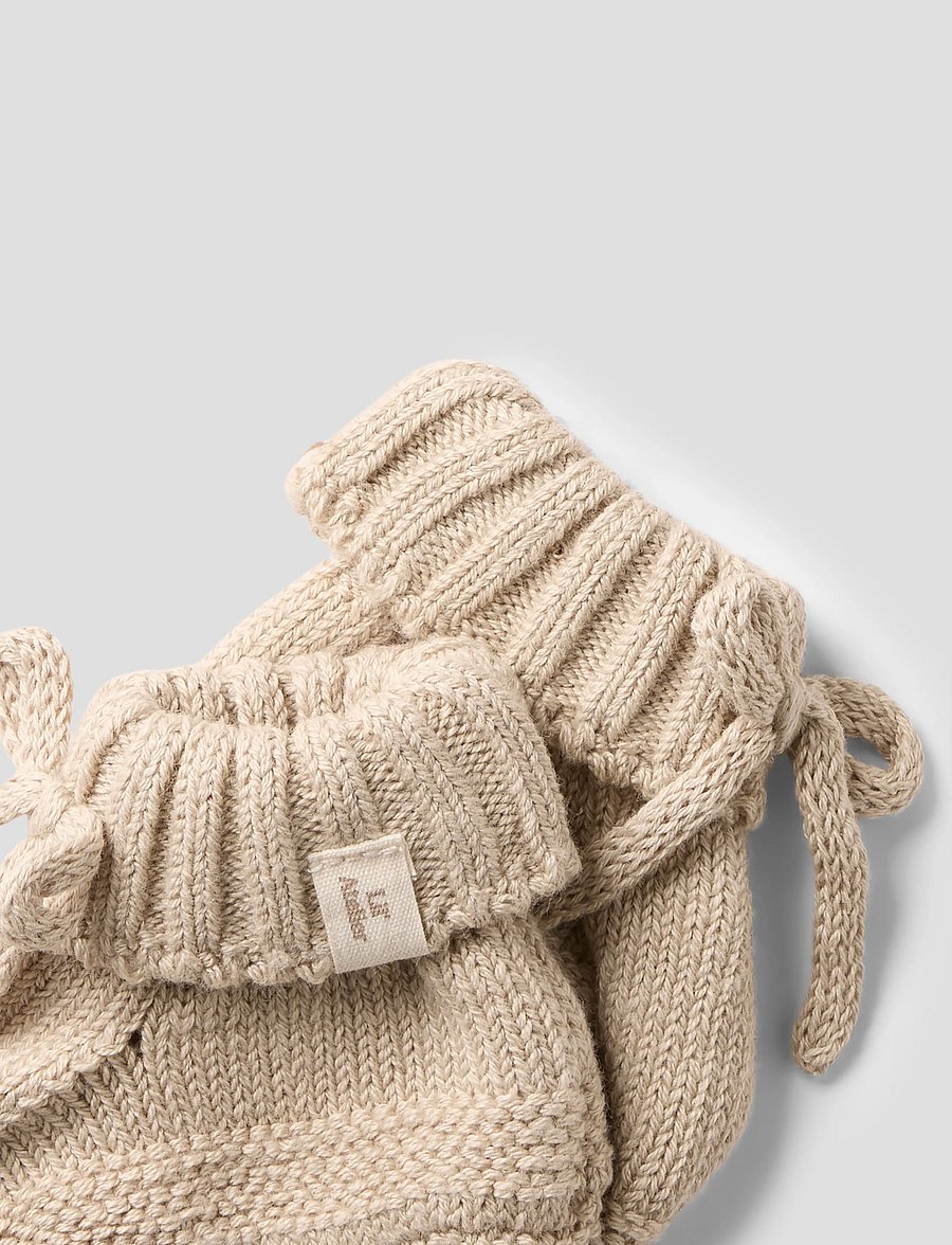 Lil'Atelier - NBNLAGUNA KNIT SLIPPERS LIL - white pepper - 4