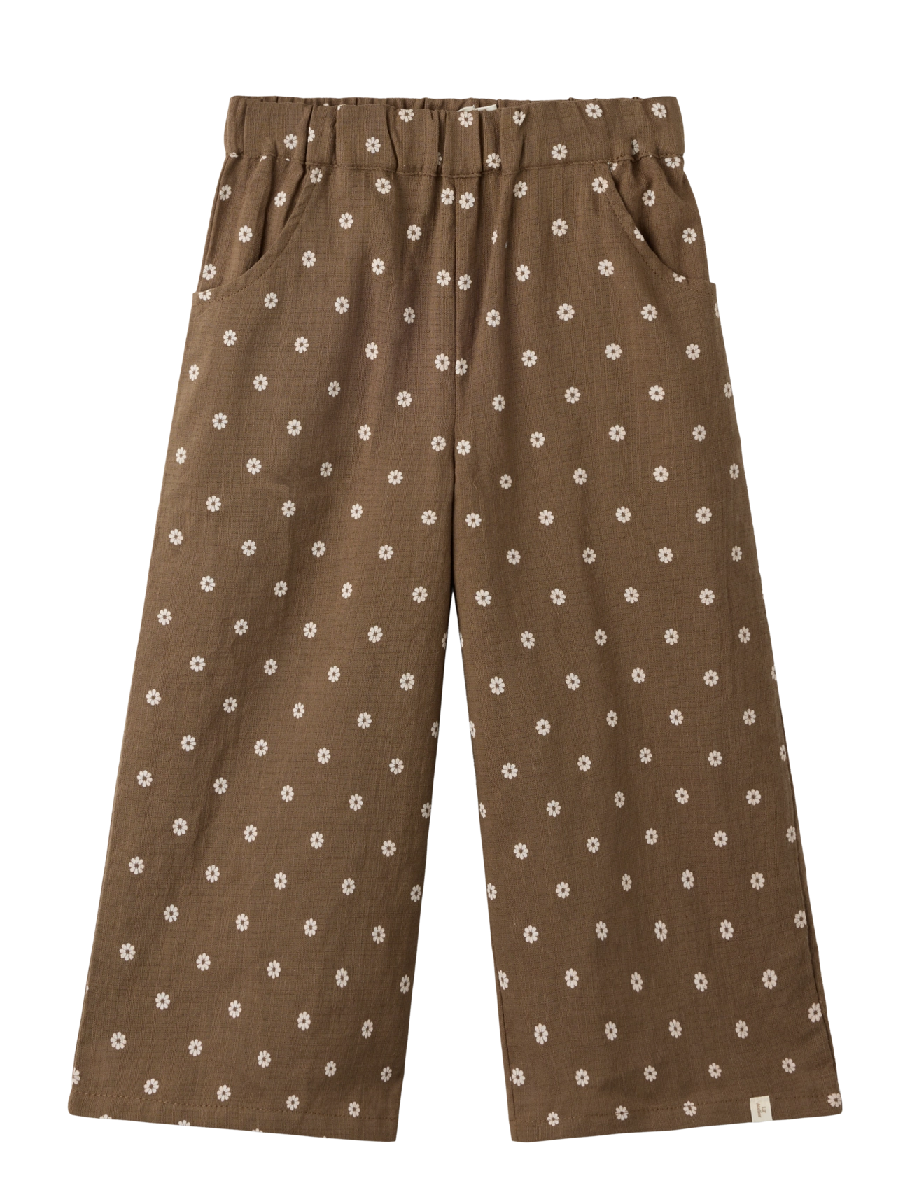 Lil'Atelier NMFHULLA WIDE PANT LIL - Hosen - TEAK / brown