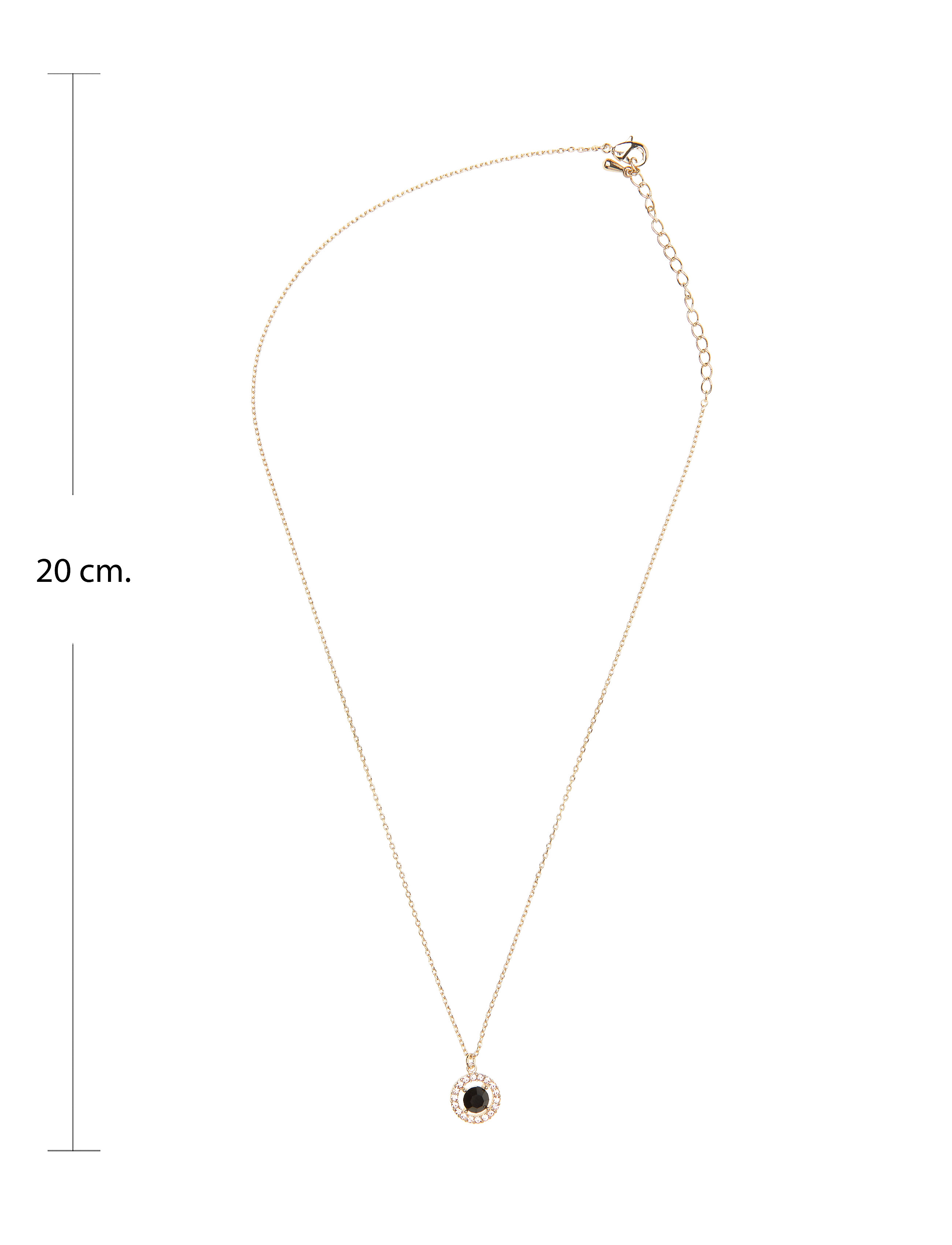 LILY AND ROSE - Miss Miranda necklace - Jet (Gold) - jet - 2