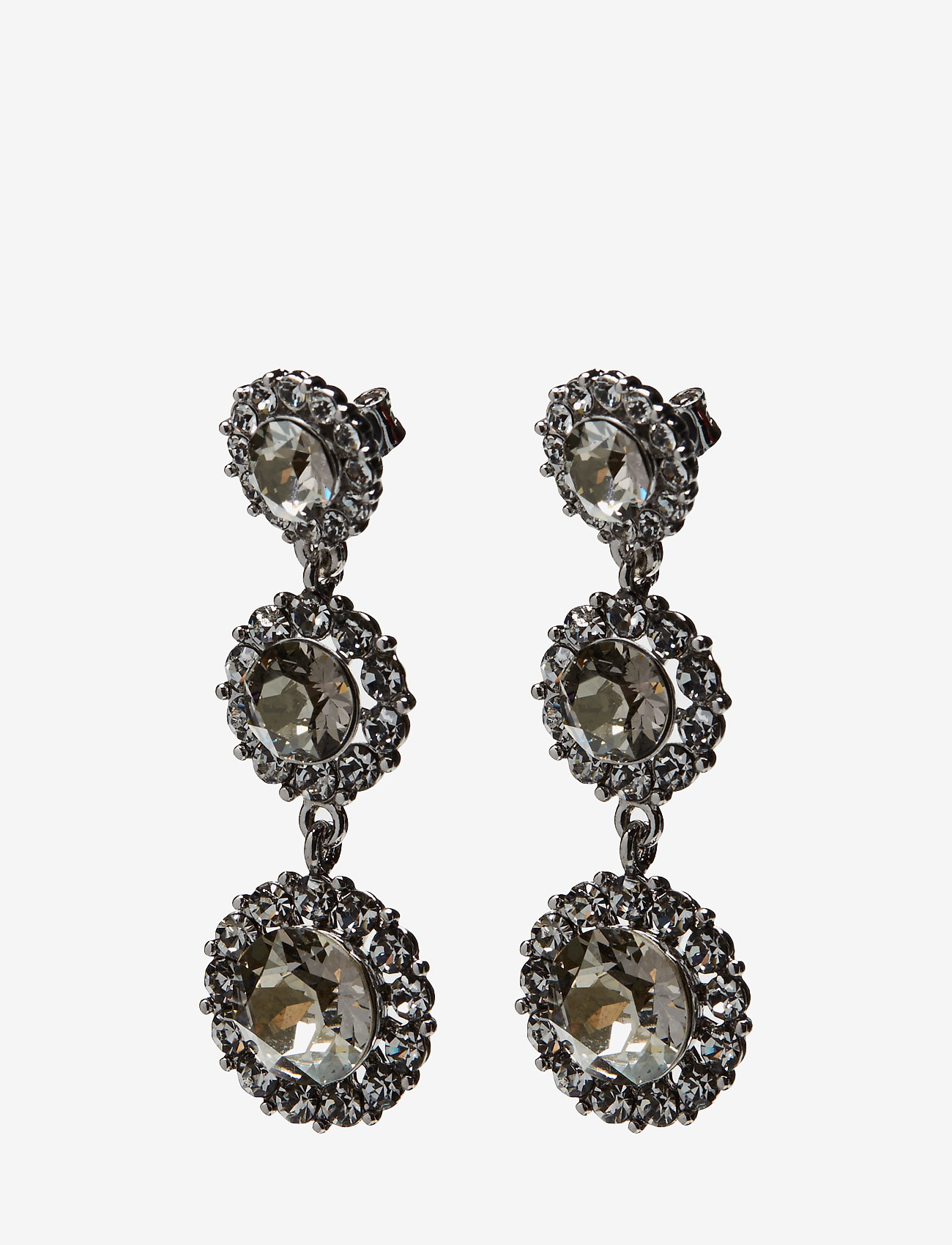 LILY AND ROSE - Sienna earrings - Crystal (Silver) - crystal (silver) - 0