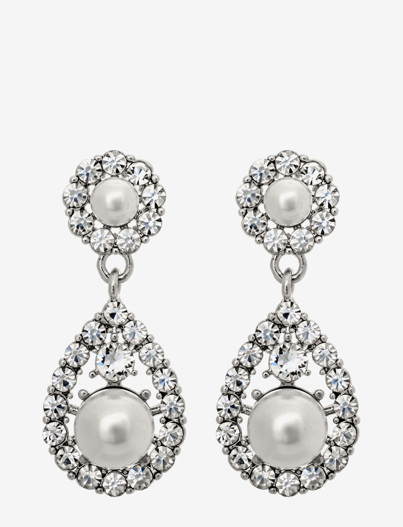 LILY AND ROSE - Petite Sofia pearl earrings - Crystal (Silver) - crystal - 0