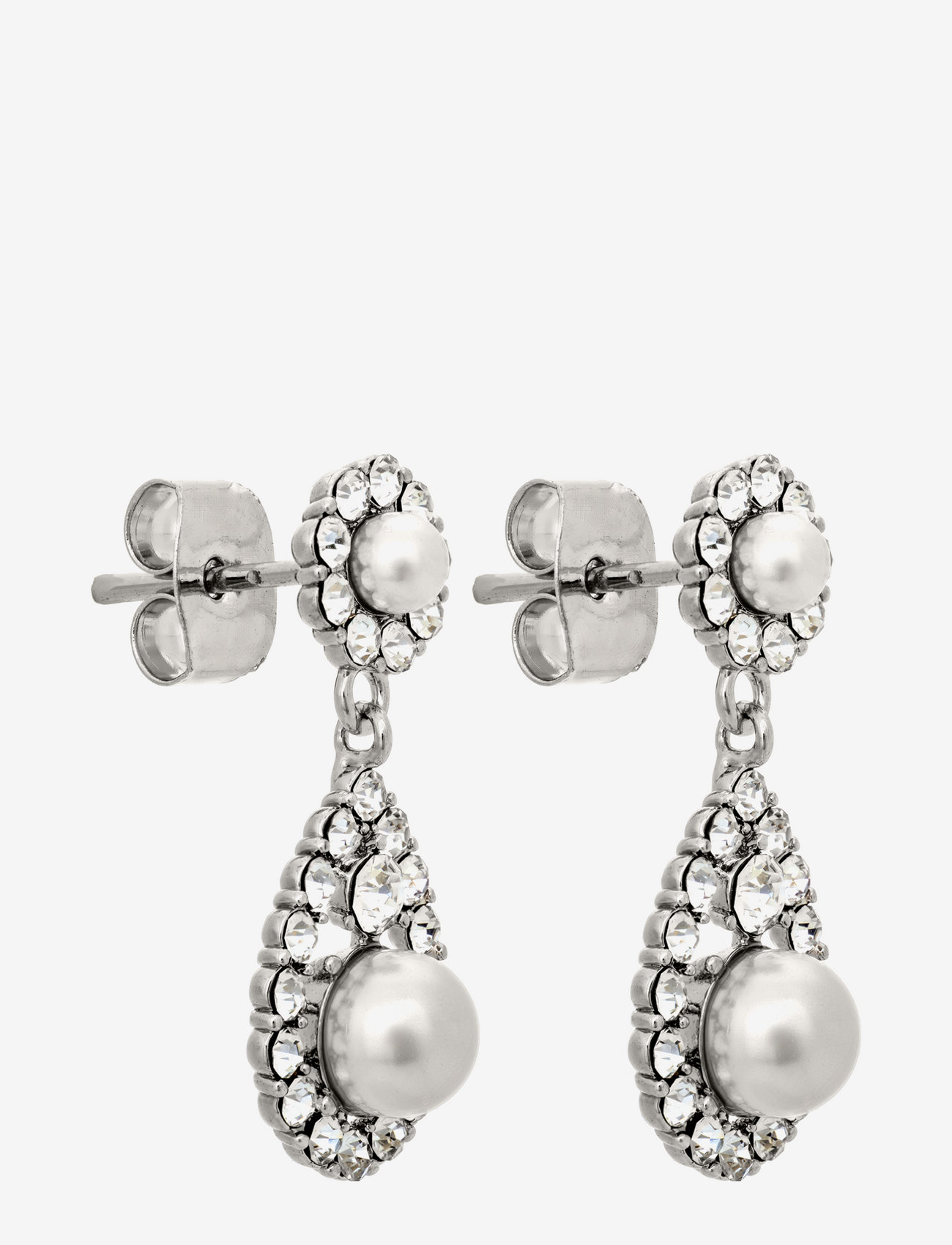 LILY AND ROSE - Petite Sofia pearl earrings - Crystal (Silver) - crystal - 1