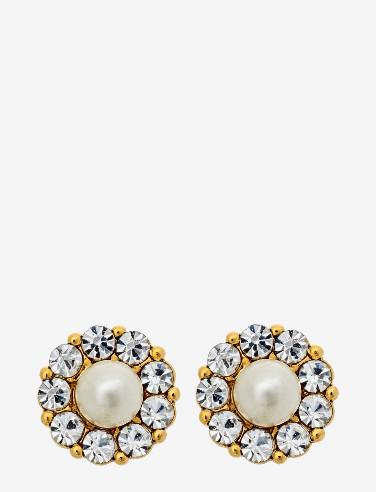 LILY AND ROSE - Petite Miss Sofia pearl earrings - Crystal (Gold) - crystal - 0