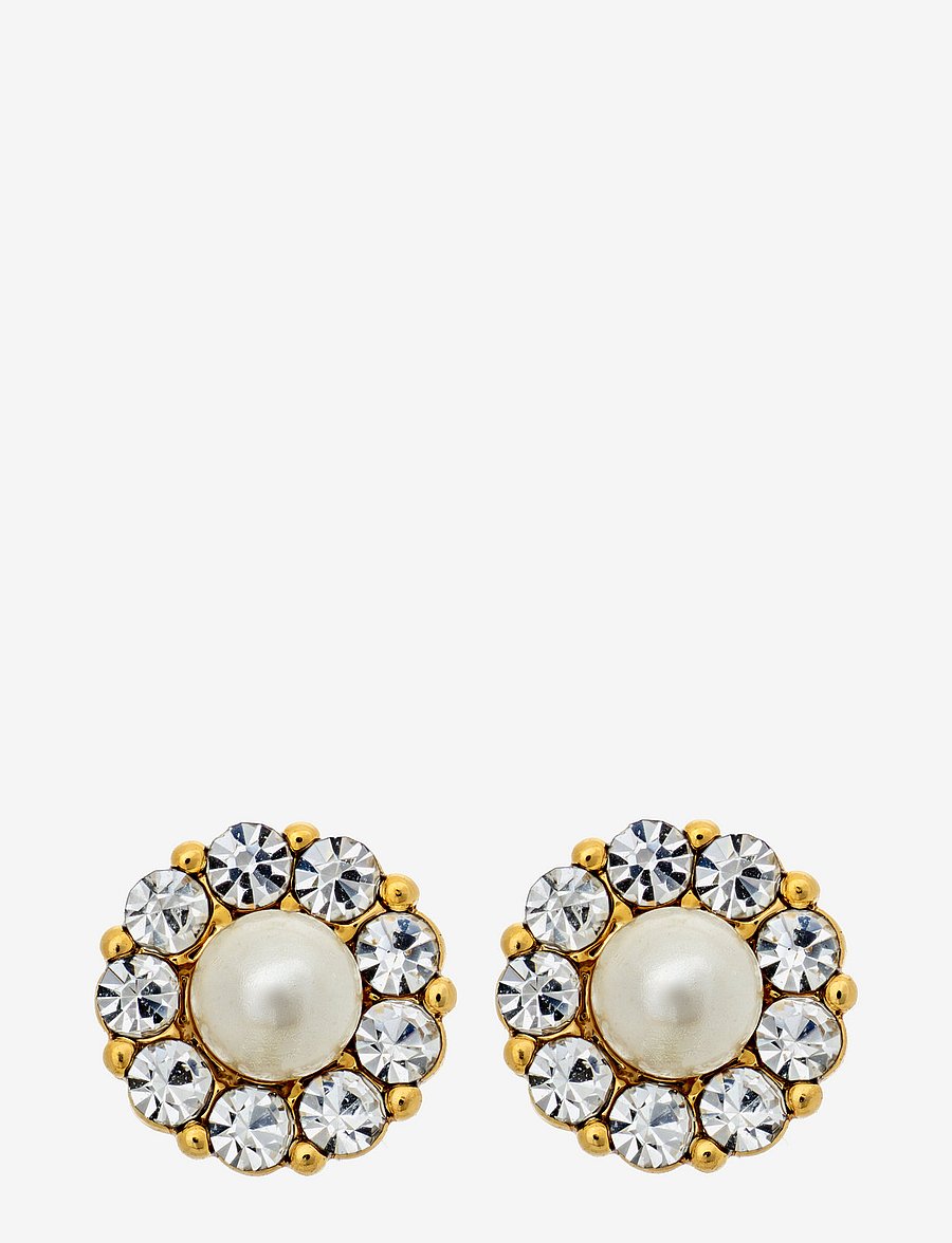LILY AND ROSE - Petite Miss Sofia pearl earrings - Crystal (Gold) - crystal - 0