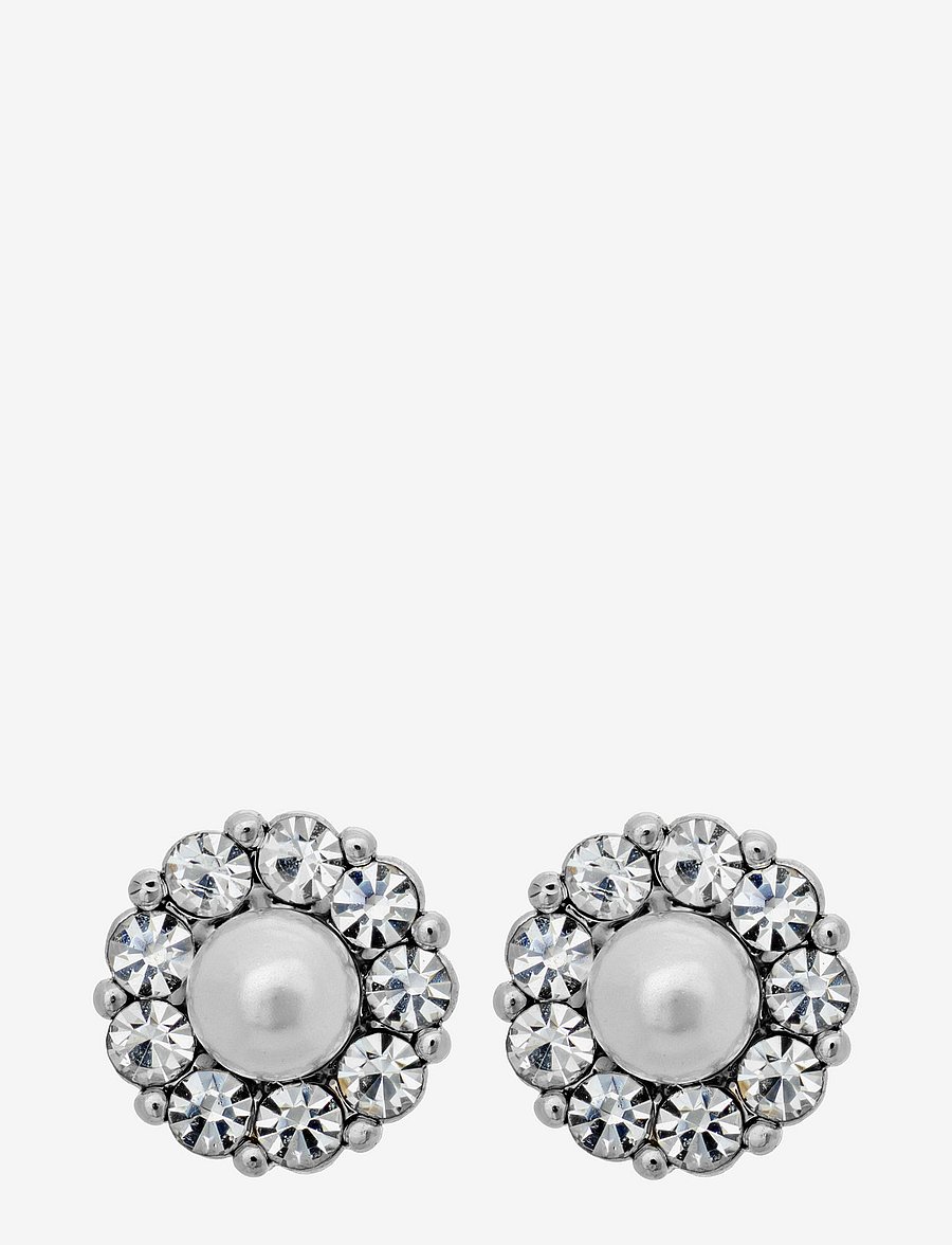 LILY AND ROSE - Petite Miss Sofia pearl earrings - Crystal (Silver) - crystal - 0