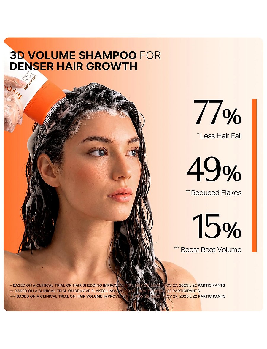 Lilyeve - Grow:Turn Exosome 3D Volume Brush Shampoo - peanahahooldused - clear - 2