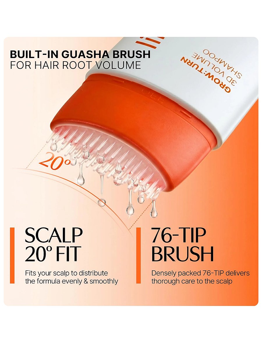 Lilyeve - Grow:Turn Exosome 3D Volume Brush Shampoo - peanahahooldused - clear - 5
