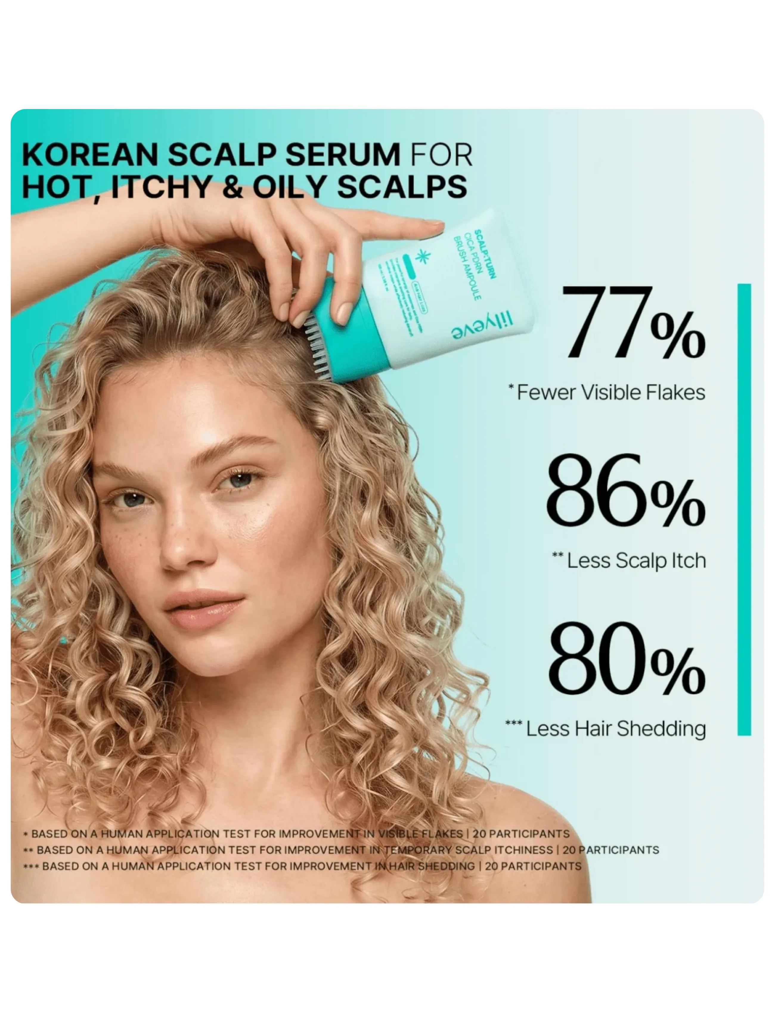 Lilyeve - Scalp:Turn Cica PDRN Brush Ampoule - scalp treatment - clear - 0
