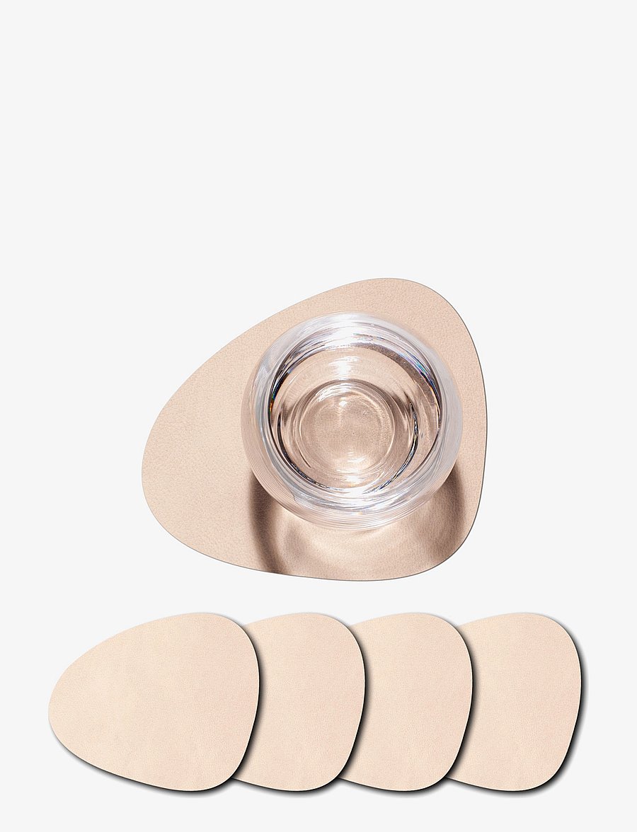 LIND DNA - 4-Set Glass Mat Curve Nupo - sand - 0